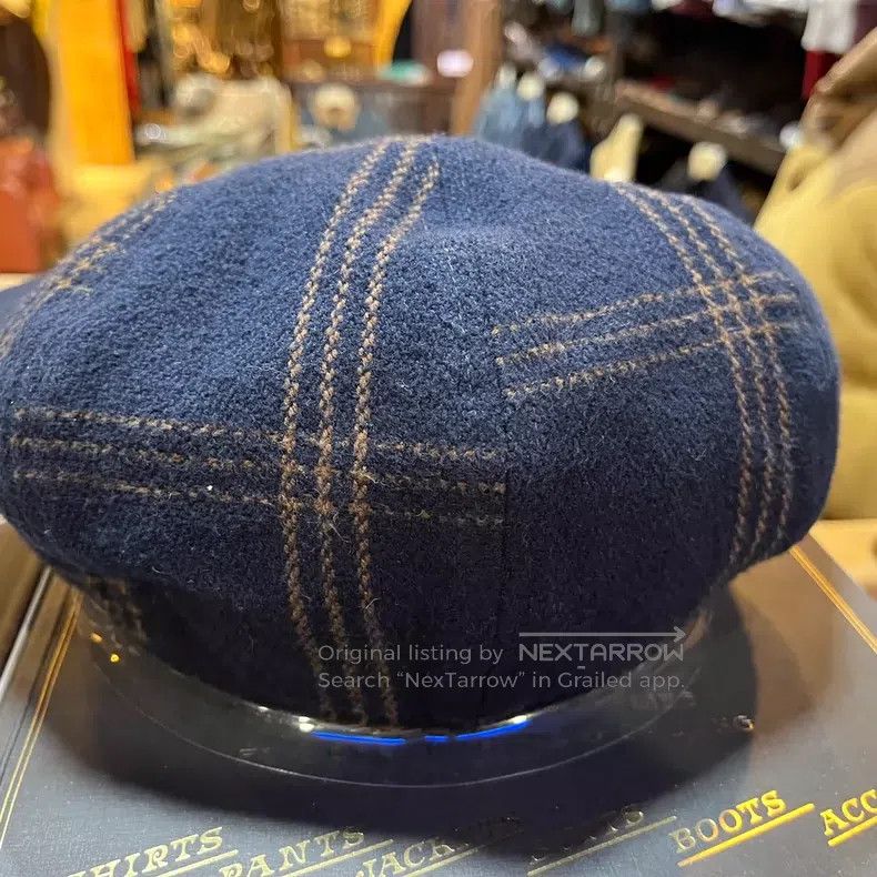 RRL Ralph Lauren RRL Ralph Lauren Thick woolen plaid newsboy hat Size ONE SIZE - 2 Thumbnail