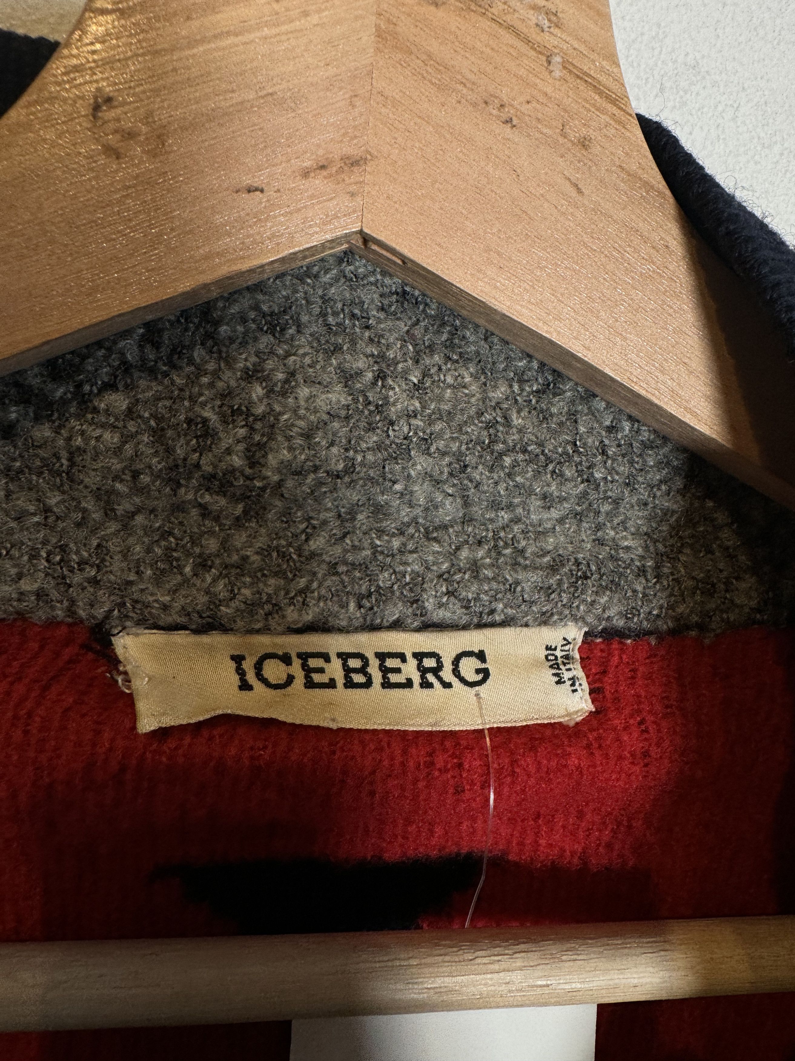 Iceberg 80/90s Iceberg Wool Zip Up Sweater Size M fits L/XL Size US M / EU 48-50 / 2 - 4 Thumbnail