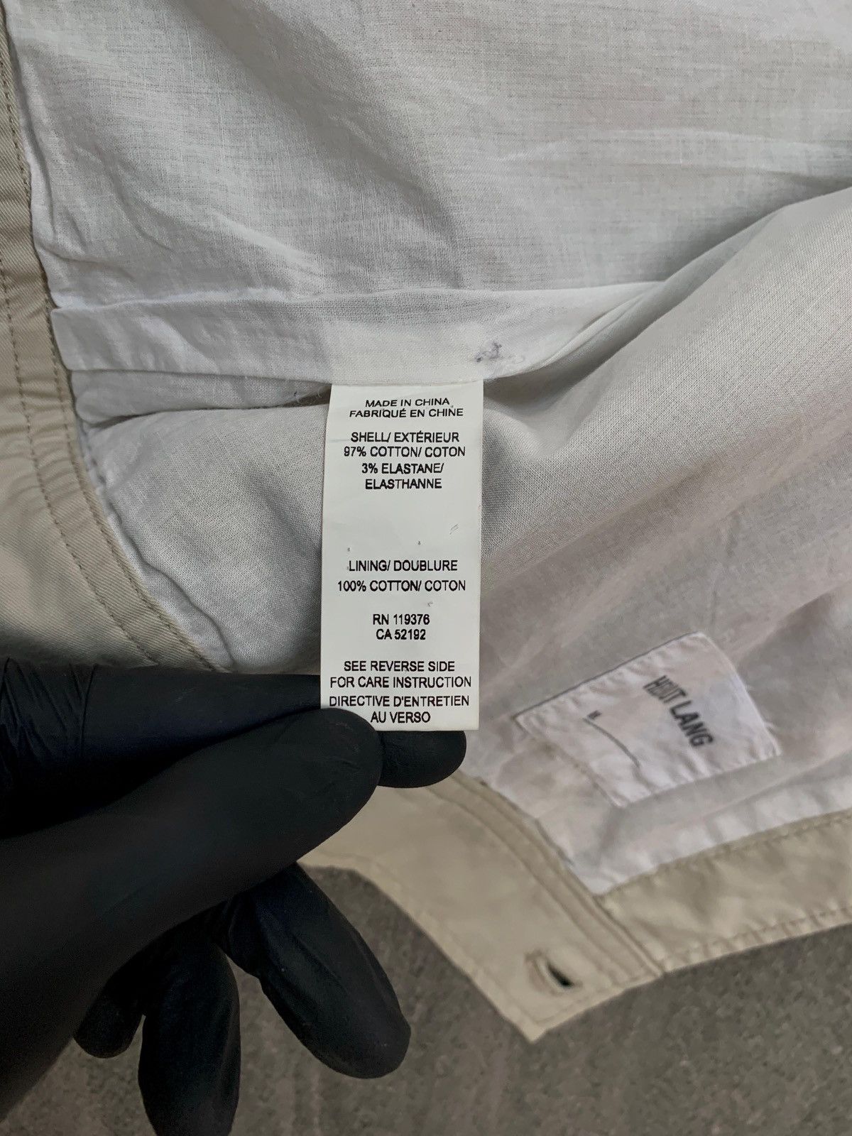 Helmut Lang FREE TAX! Cotton Elasthene Jacket - Small Size US S / EU 44-46 / 1 - 8 Thumbnail