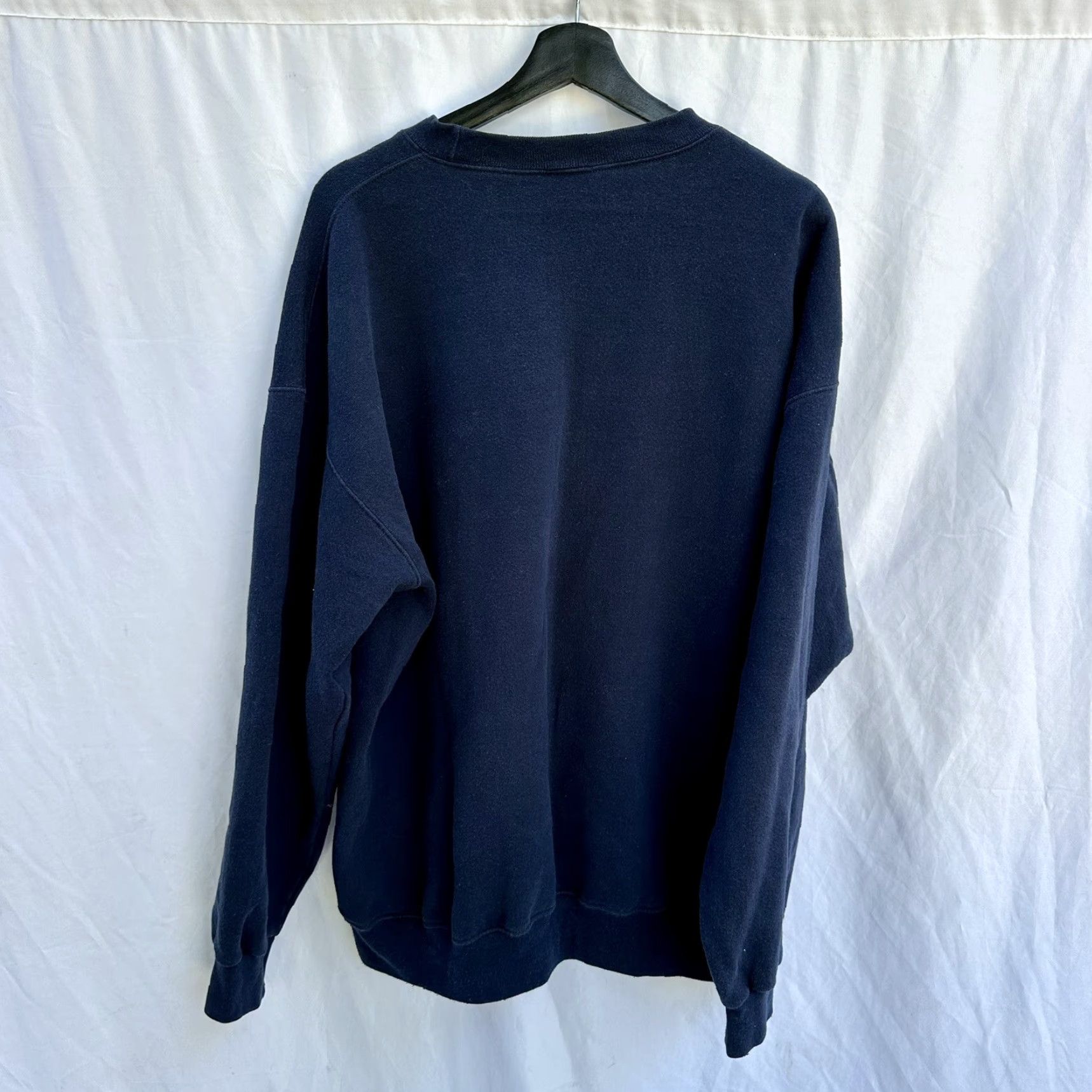 Vintage VINTAGE US Navy Blue Sweatshirt 2XL Size US XXL / EU 58 / 5 - 4 Thumbnail