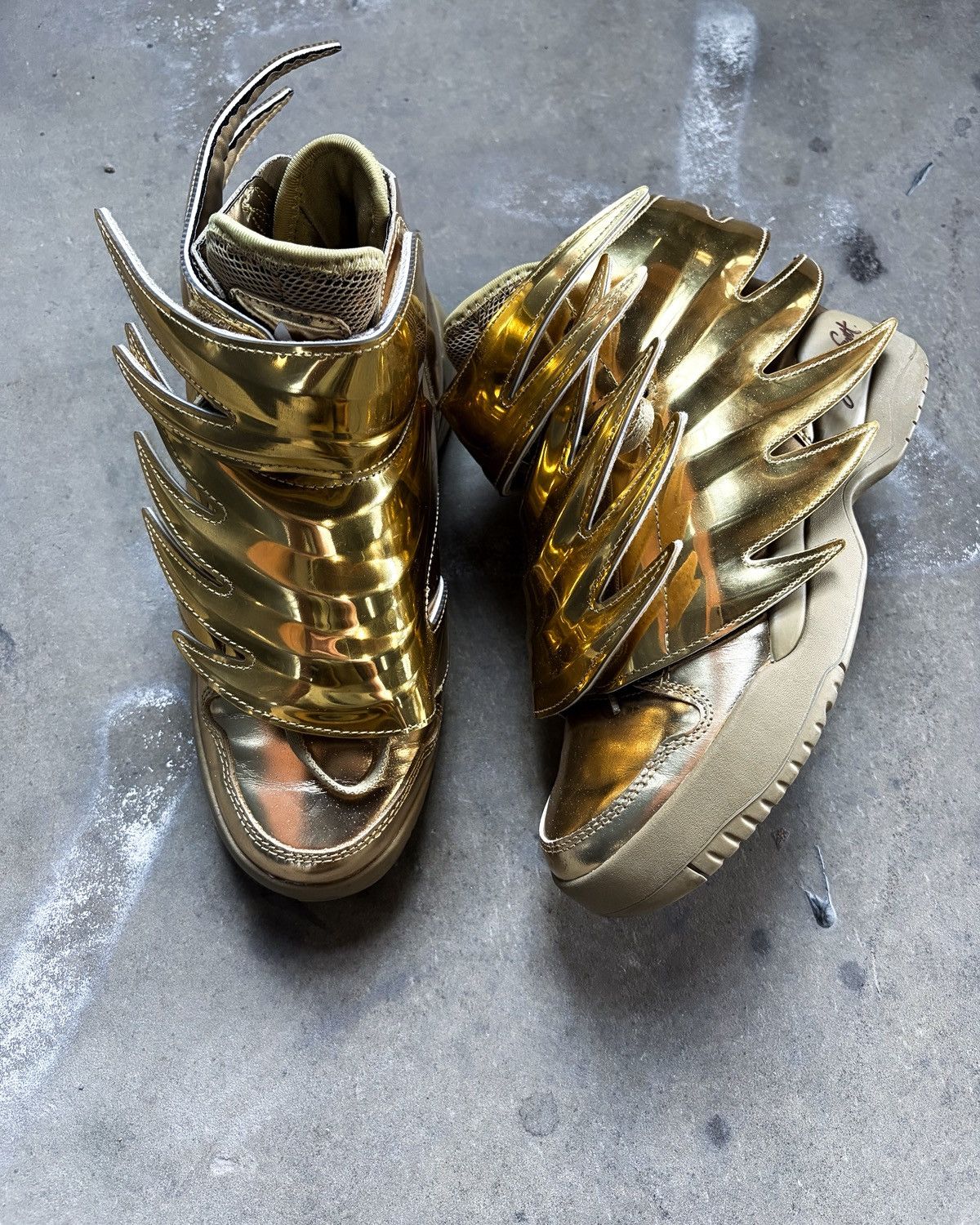 Jeremy Scott GOLD JS WINGS 3.0 Size US 5 / EU 37 - 4 Thumbnail