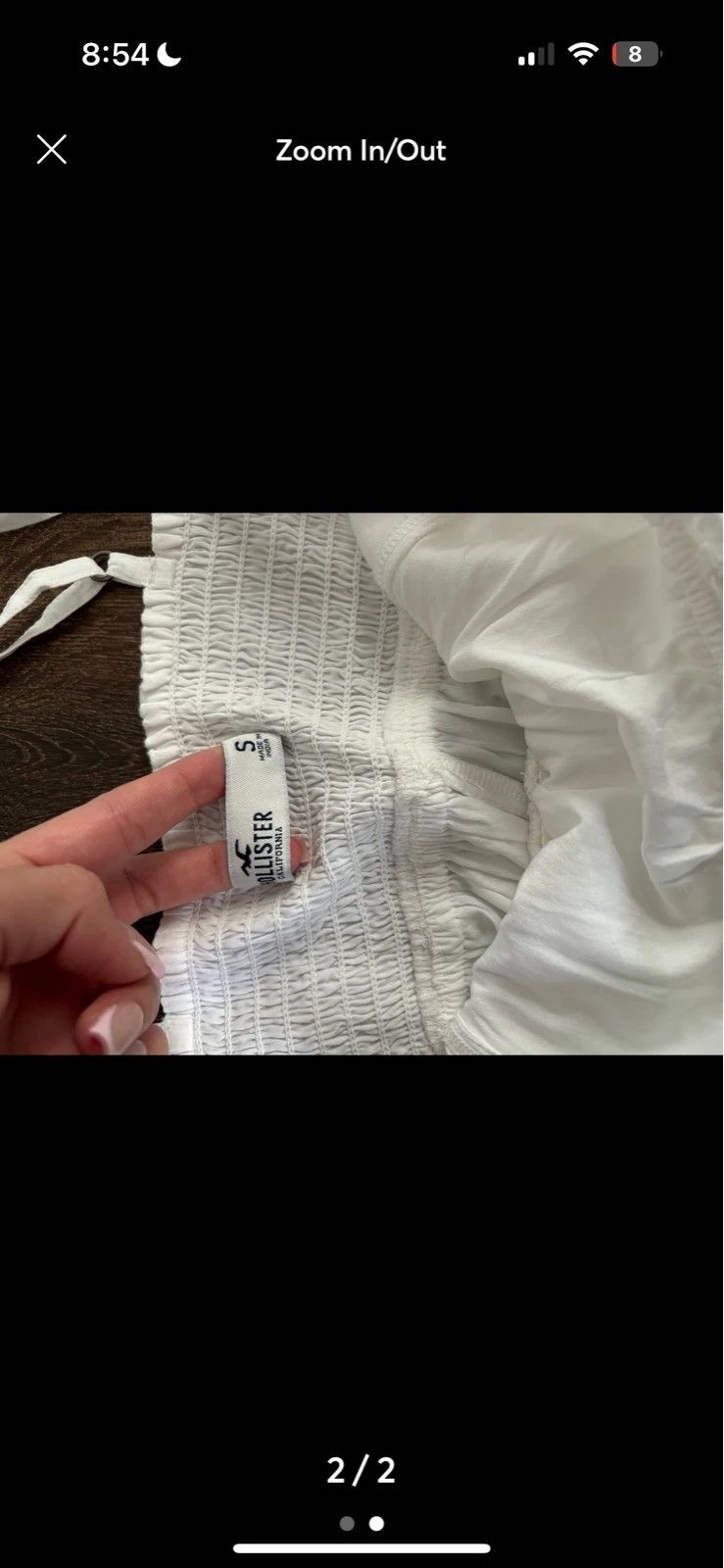 Other Babydoll Hollister tank Size S / US 4 / IT 40 - 2 Thumbnail