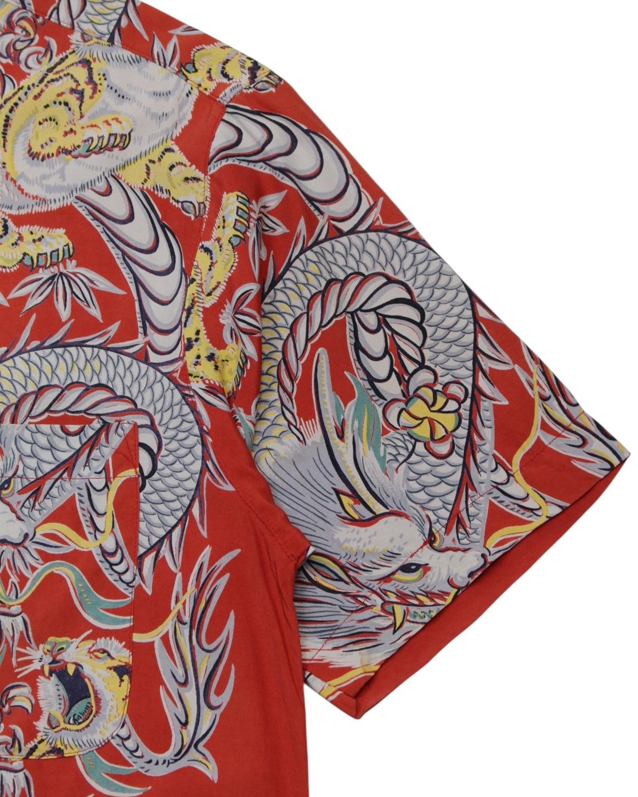 Hysteric Glamour 1990S WAYNE JAPAN DRAGON & TIGER ALOHA SHIRT Size US L / EU 52-54 / 3 - 6 Thumbnail