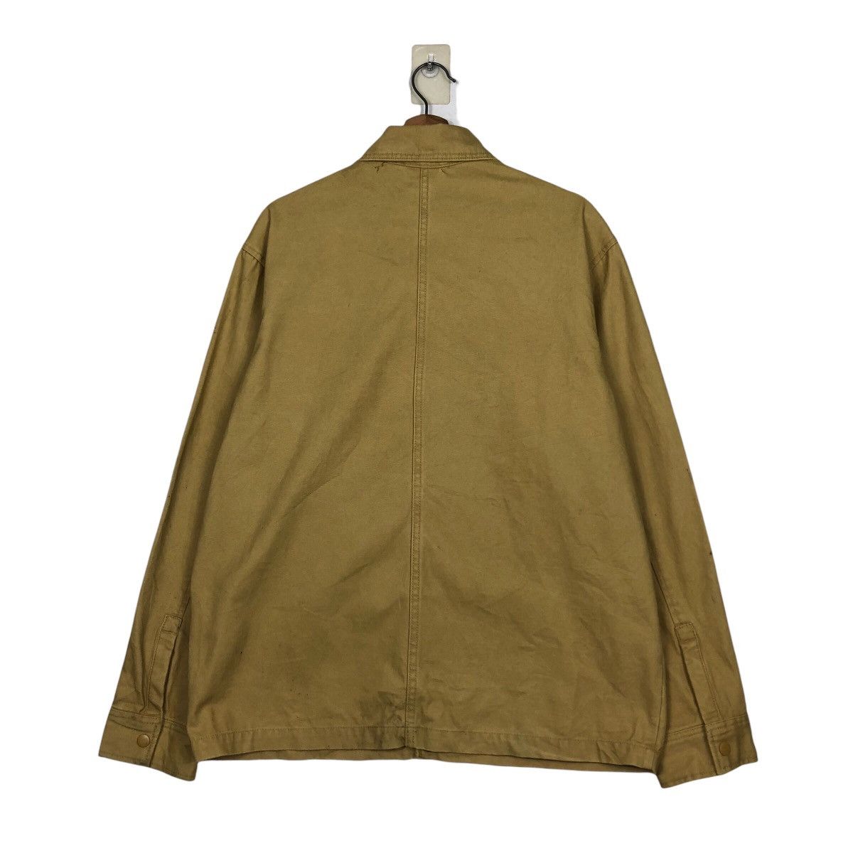 Vintage Rich Yellow Chore Work Jacket H&M Multi Pocket Issey Miyake Size US S / EU 44-46 / 1 - 9 Thumbnail