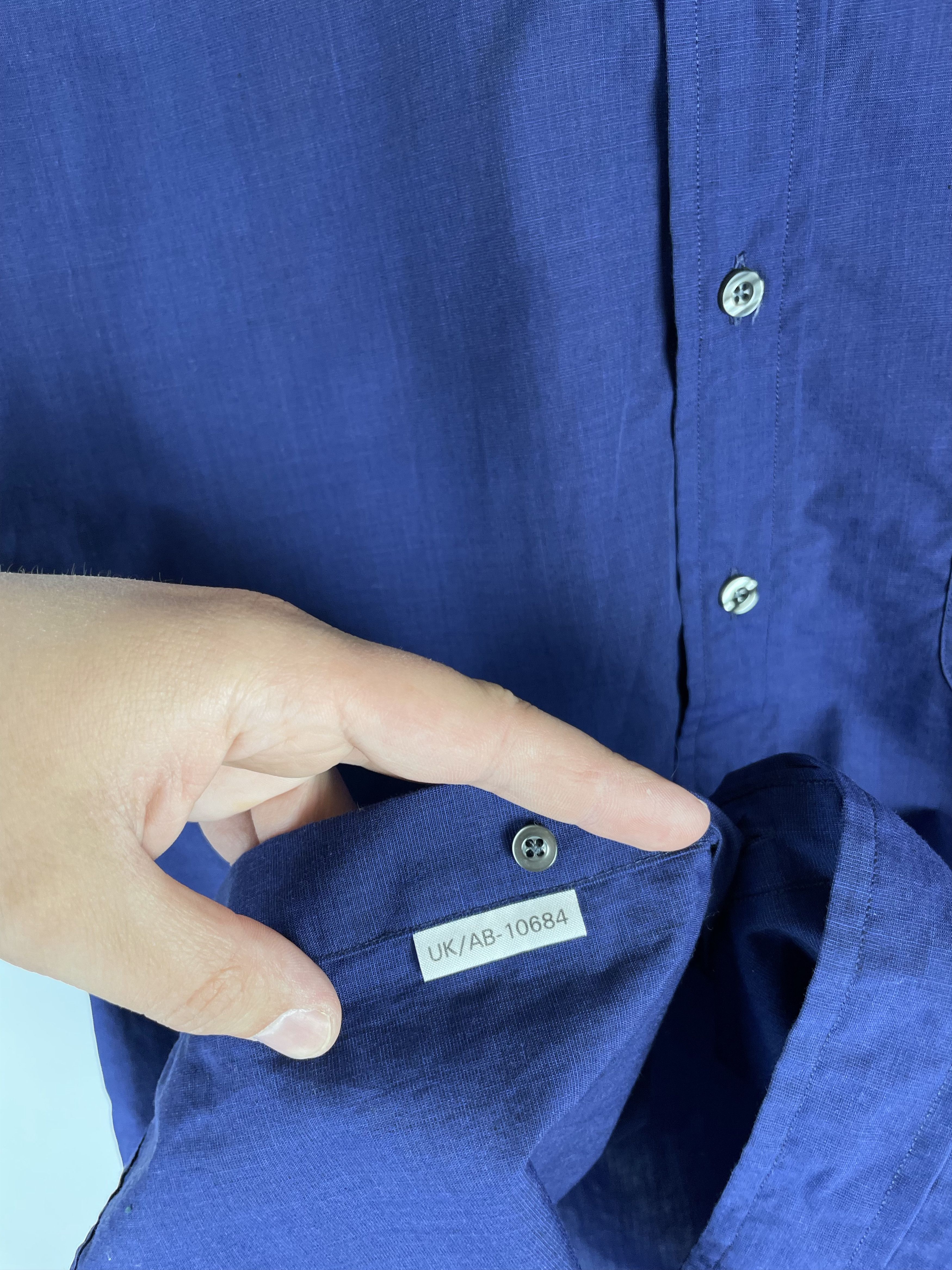 Vintage × Yves Saint Laurent Vintage YvesSaintLaurent Ysl Pour Homme Button Up Shirt Size US L / EU 52-54 / 3 - 7 Thumbnail