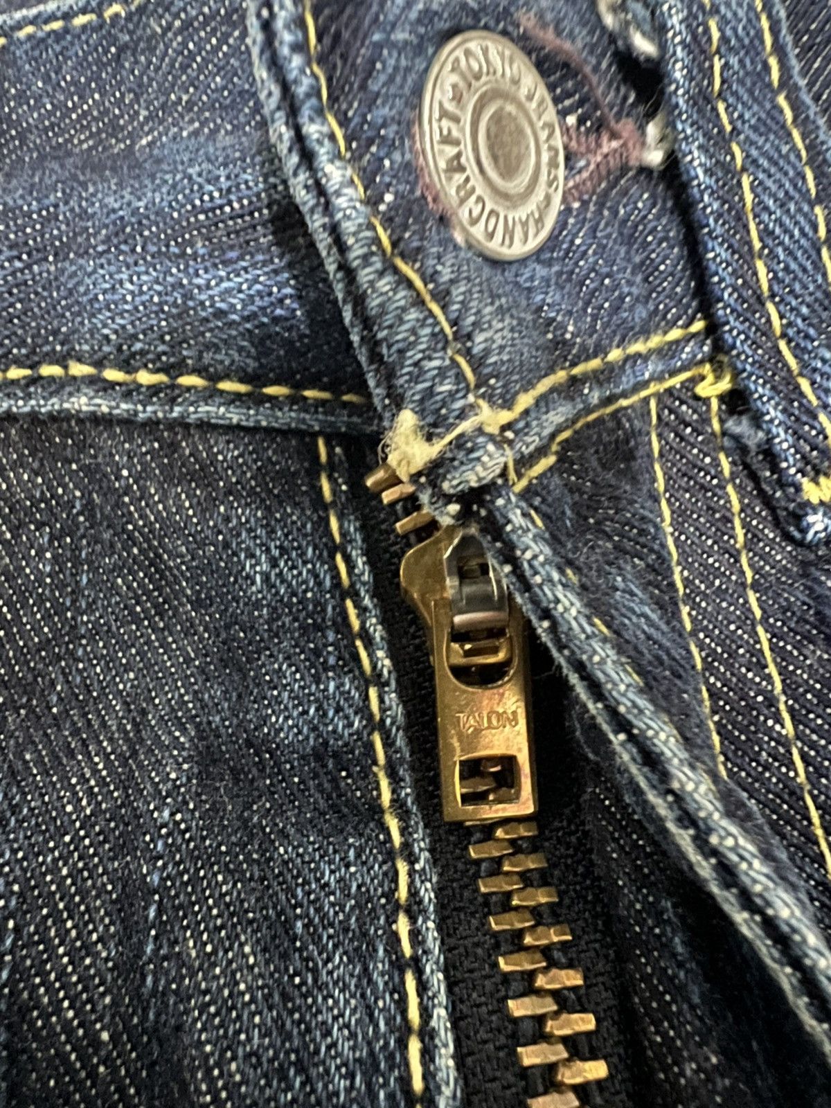 If Six Was Nine Vintage Tokyo Jeans Flared Snake pocket Talon Zip Size US 28 / EU 44 - 8 Thumbnail