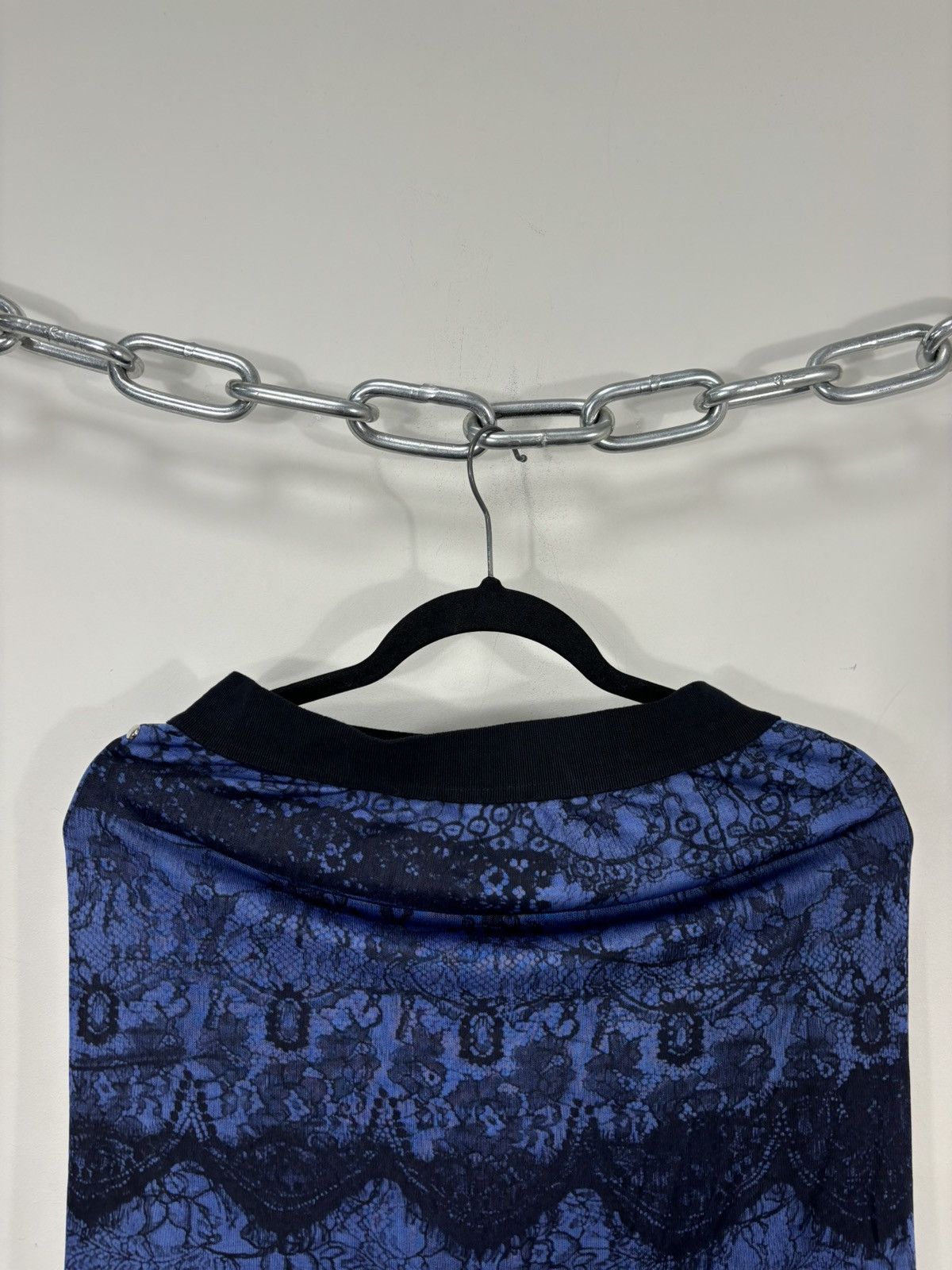 Diesel Diesel Women’s NEW Blue/Black Lace-Print Viscose Maxi Skirt Size 32" / US 10 / IT 46 - 11 Thumbnail