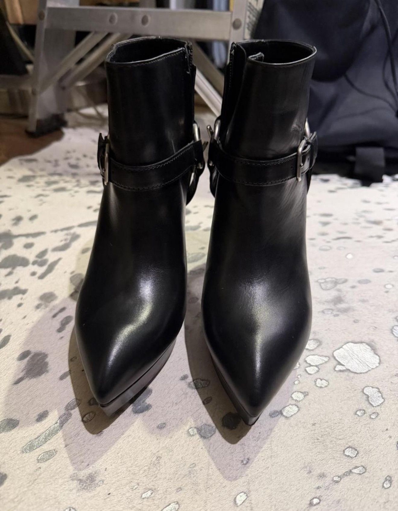 Yves Saint Laurent Saint laurent biker boots Size US 7.5 / IT 37.5 - 1 Thumbnail