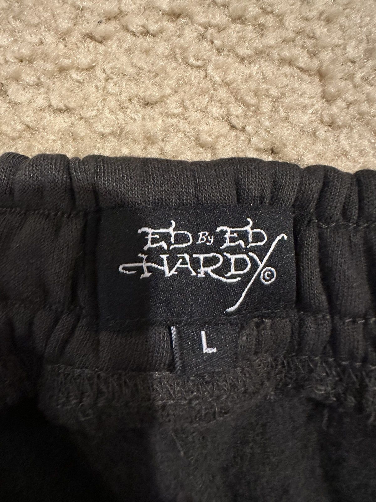 Ed Hardy Ed Hardy Sweatpants Mens Size Large Black Skeleton Joggers Size US 33 - 4 Thumbnail