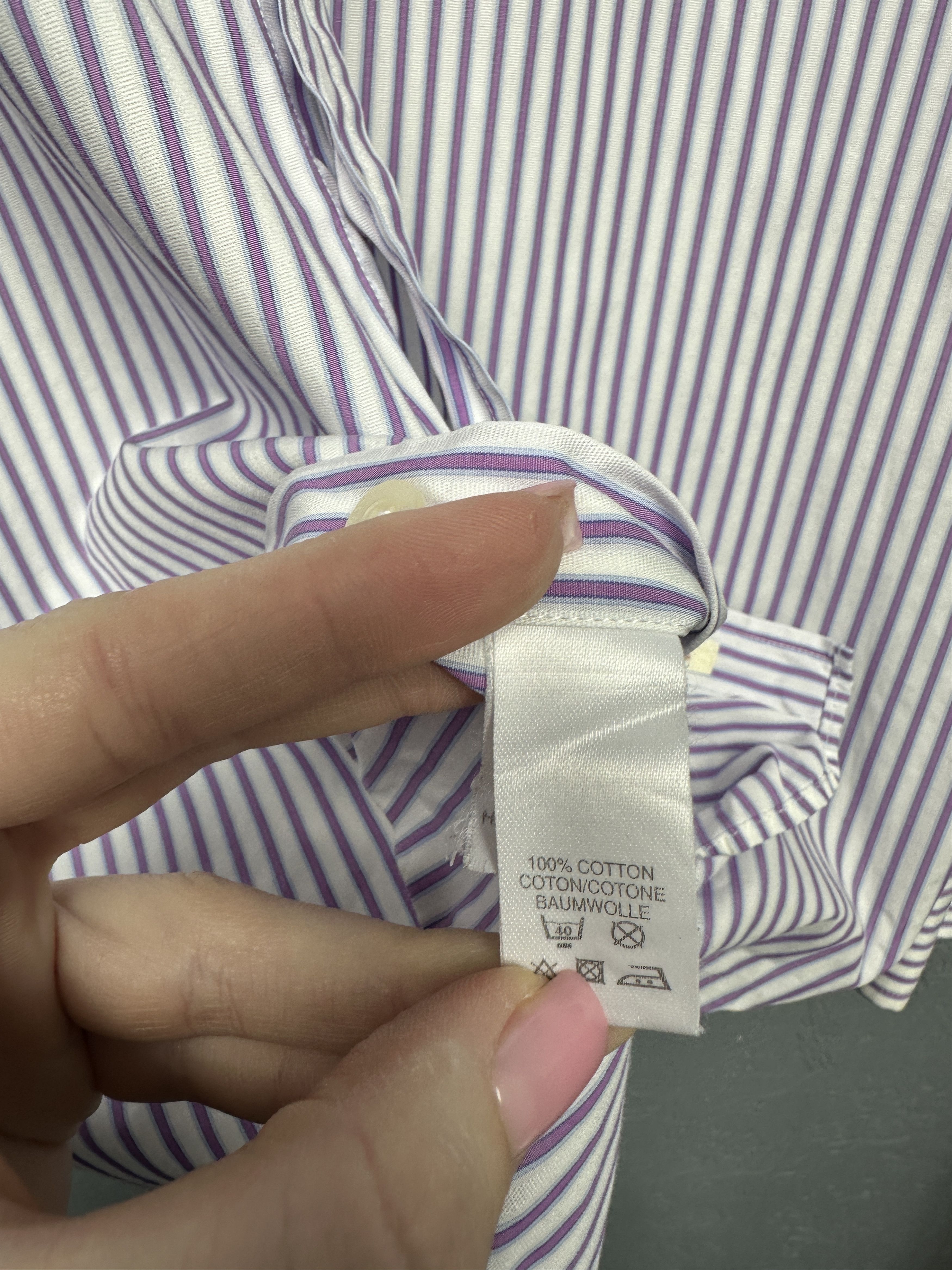 Paul Smith Paul Smith London Mens Long Sleeve Striped Shirt Size US L / EU 52-54 / 3 - 5 Thumbnail