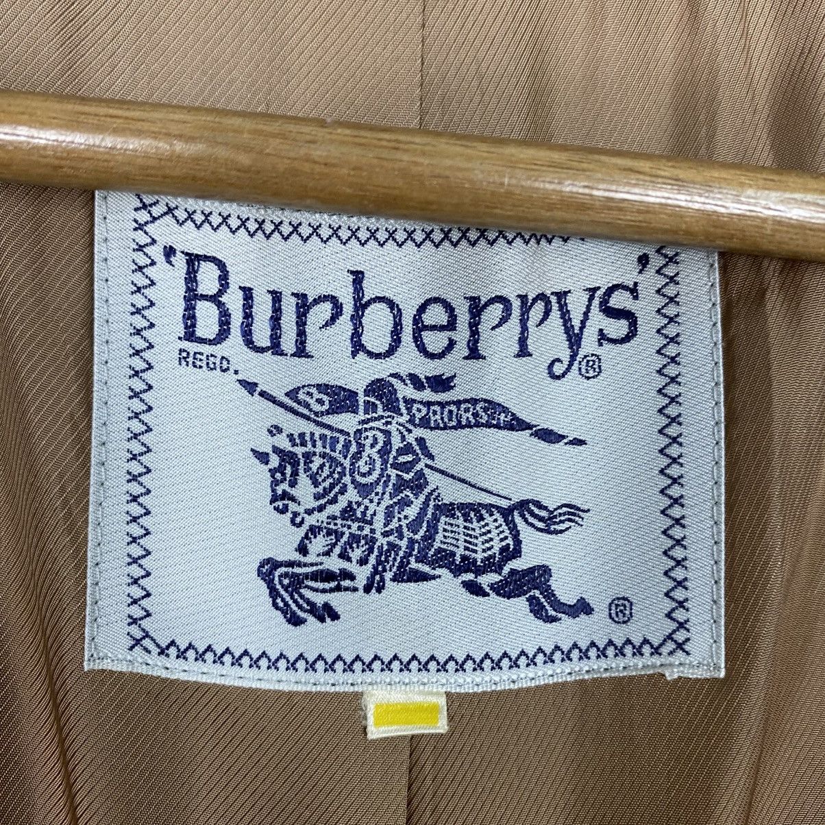 Burberry 📌Vintage Wool Button Jacket Burberrys Herringbone Size US M / EU 48-50 / 2 - 18 Thumbnail