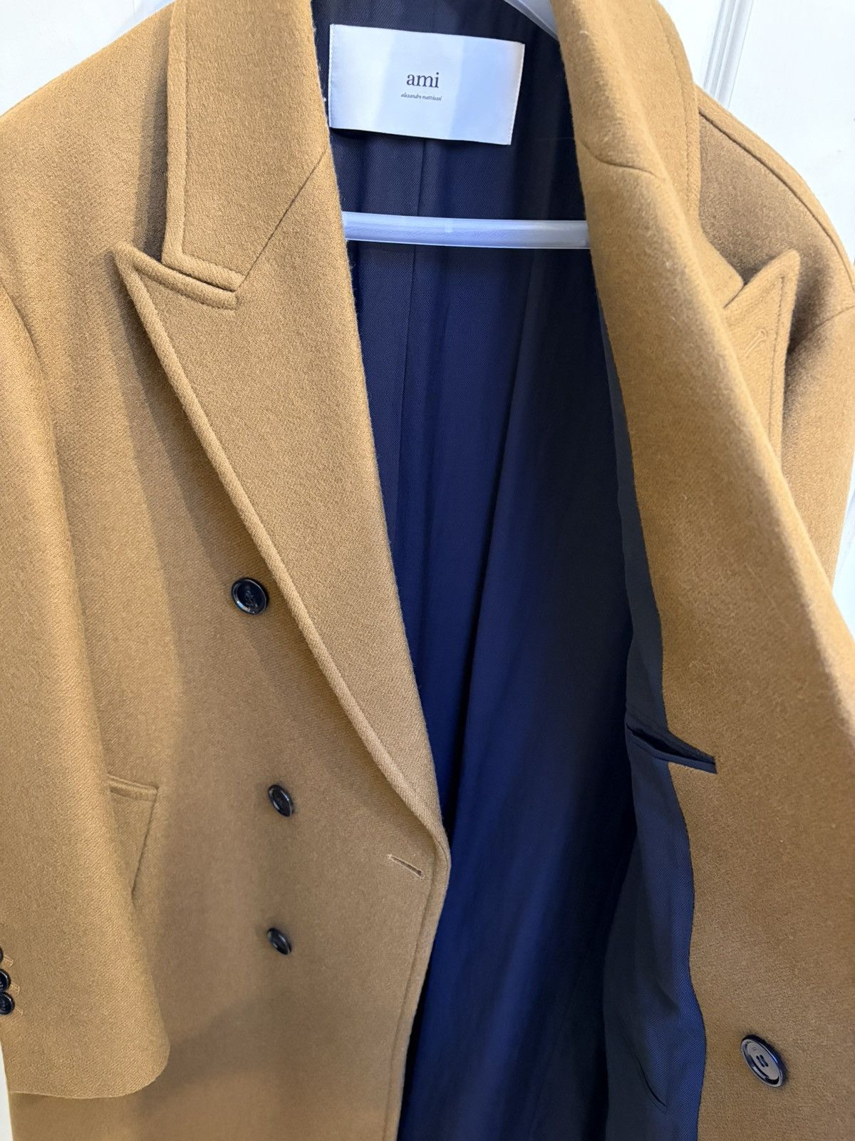 AMI Ami Double-Breasted 100% Wool Overcoat Size US M / EU 48-50 / 2 - 4 Thumbnail