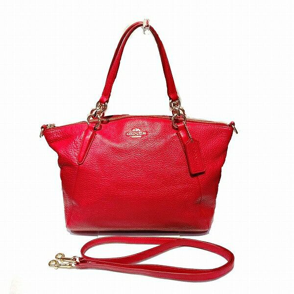 Coach Coach Coach Pebbled Leather Small Satchel F36675 Leather Handbag F36675 in Good Condition Size ONE SIZE - 1 Thumbnail