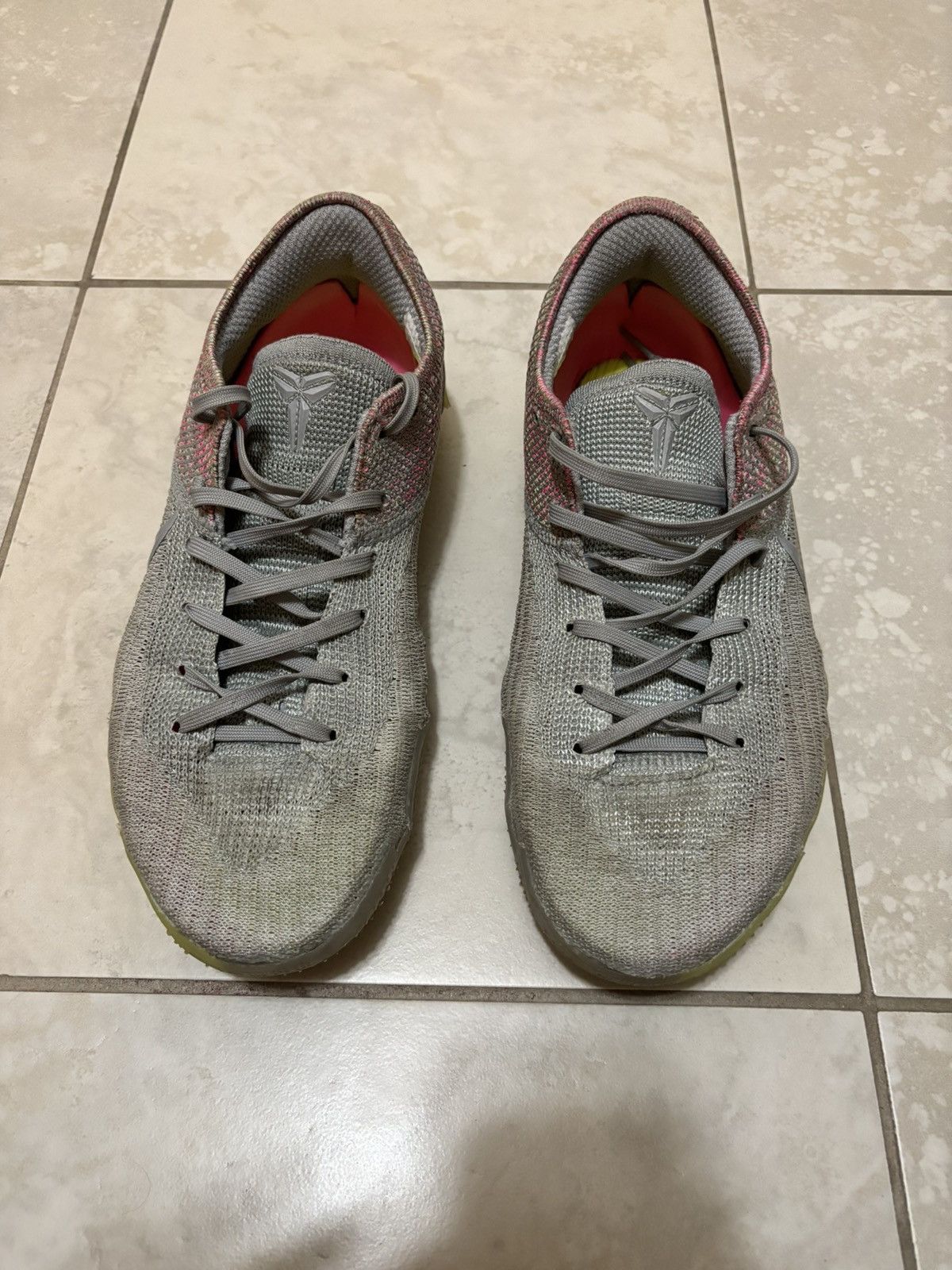 Nike Rare Nike Kobe NXT 360 Wolf Grey Multi-Color Green Size 9.5 Size US 9.5 / EU 42-43 - 7 Thumbnail