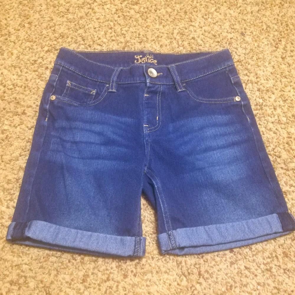 Designer Justice Jean Shorts Size 12R Size US 26 / EU 42 - 3 Thumbnail