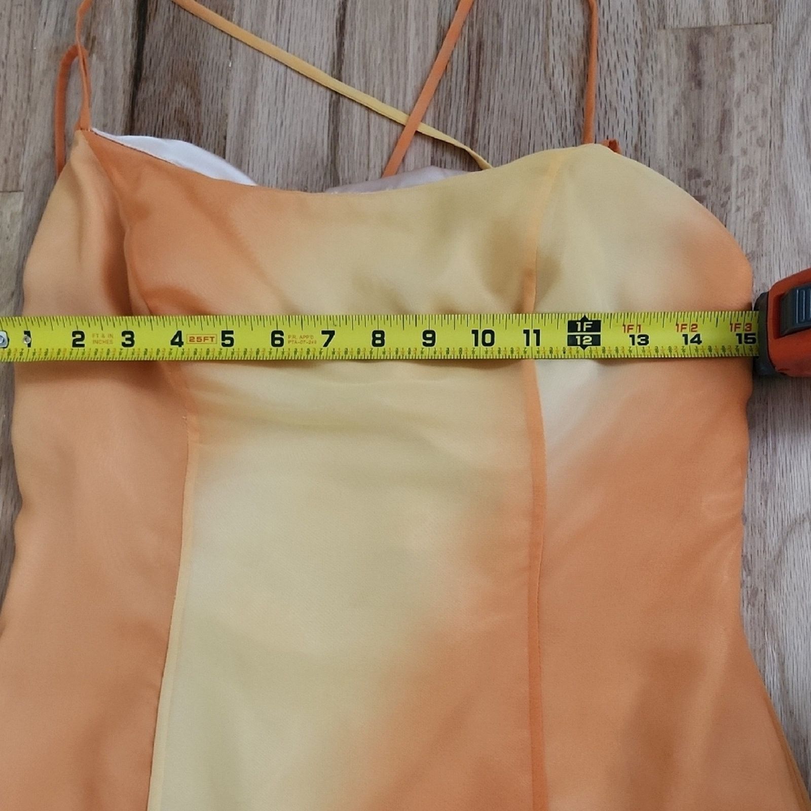 Handmade Orange Dress Size M / US 6-8 / IT 42-44 - 3 Thumbnail