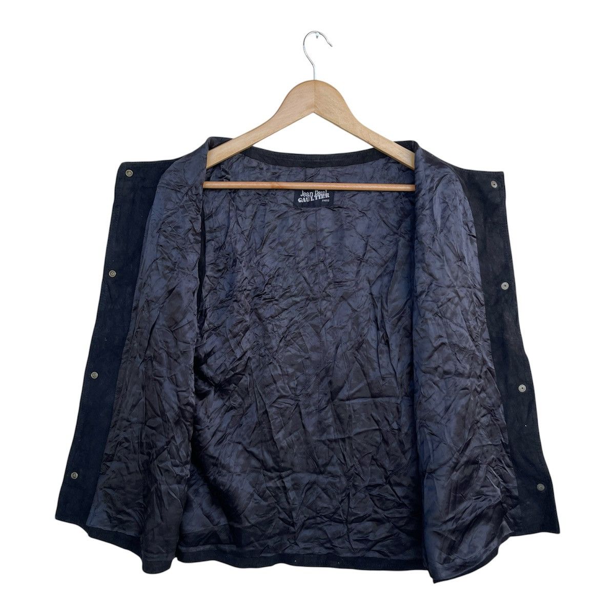 Jean Paul Gaultier 90s Archive Jean Paul Gaultier Paris Suede Leather Vest Size US M / EU 48-50 / 2 - 3 Thumbnail