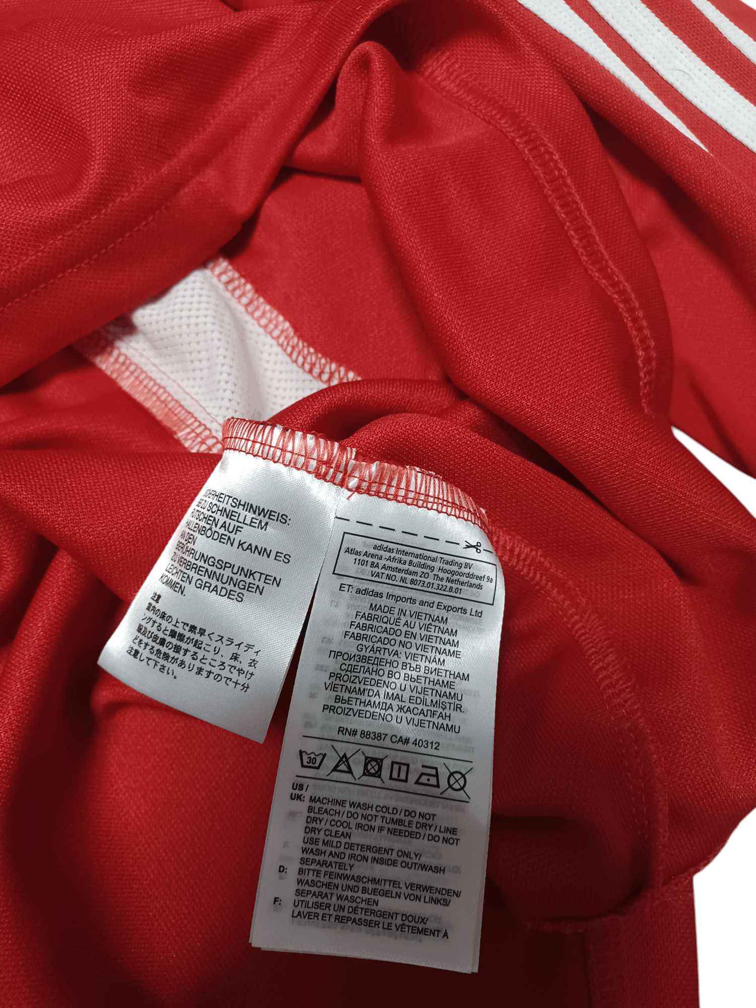 Adidas NEW YORK RED BULL ADIDAS SOCCER FOOTBALL SWEATSHIRT Size US L / EU 52-54 / 3 - 6 Thumbnail
