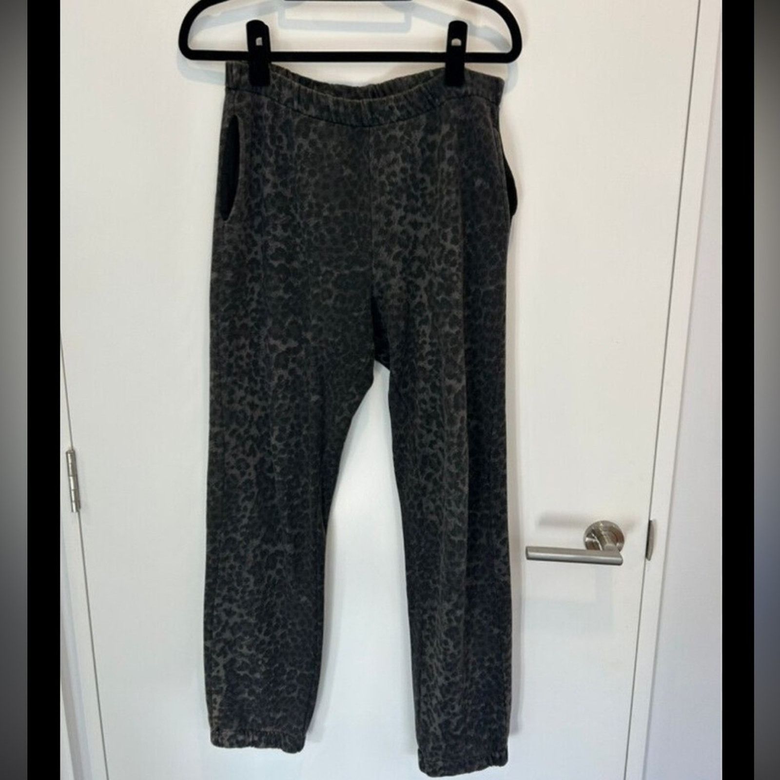 Other NWT Ragdoll LA $129 Anthracite Leopard Print Joggers Size Sm Size 27" / US 4 / IT 40 - 5 Thumbnail