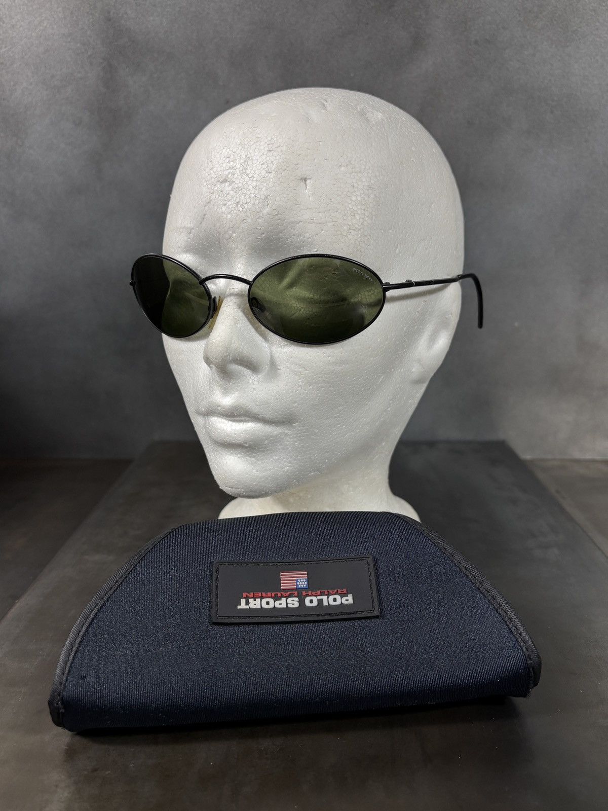 Polo Ralph Lauren 1990s Polo Sport Sunglasses Metal Oval 90 Vintage Polo Sport Size ONE SIZE - 2 Thumbnail