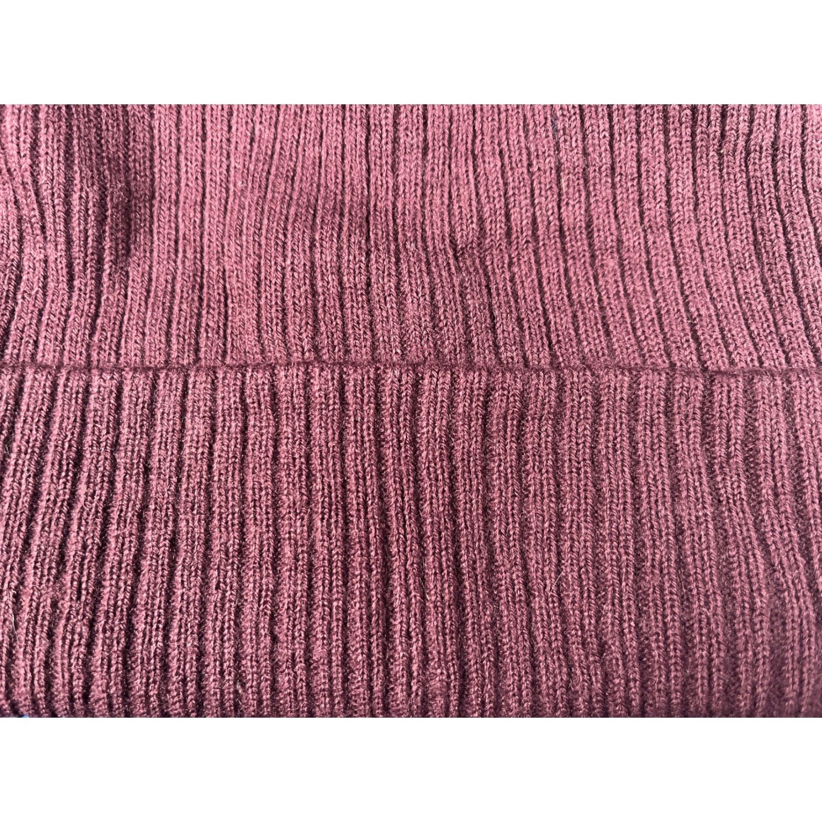 Vintage Spencer's Gift Beanie Women One Size Purple 100% Acrylic Knit Ski Size ONE SIZE - 2 Thumbnail