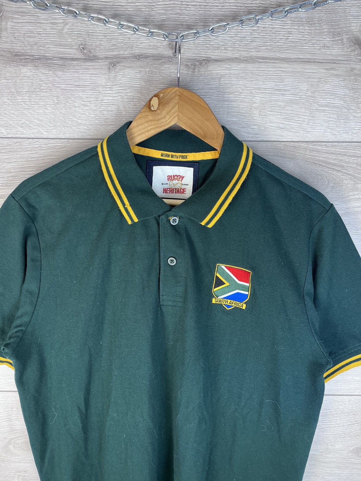 Other Men’s vintage rugby polo South Africa 🇿🇦 size L Size US L / EU 52-54 / 3 - 5 Thumbnail