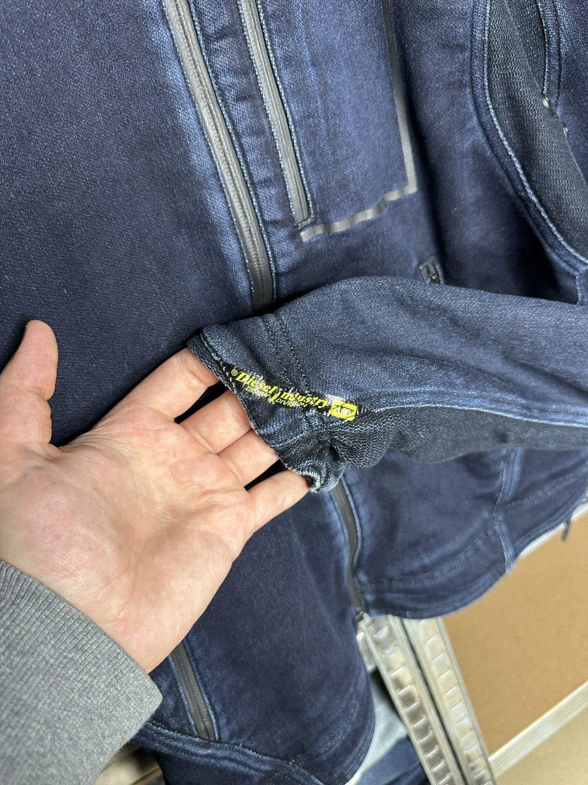 Diesel Diesel Jogg Jeans RUNX Hybrid Jacket Denim Sweat Technical Size US L / EU 52-54 / 3 - 13 Thumbnail