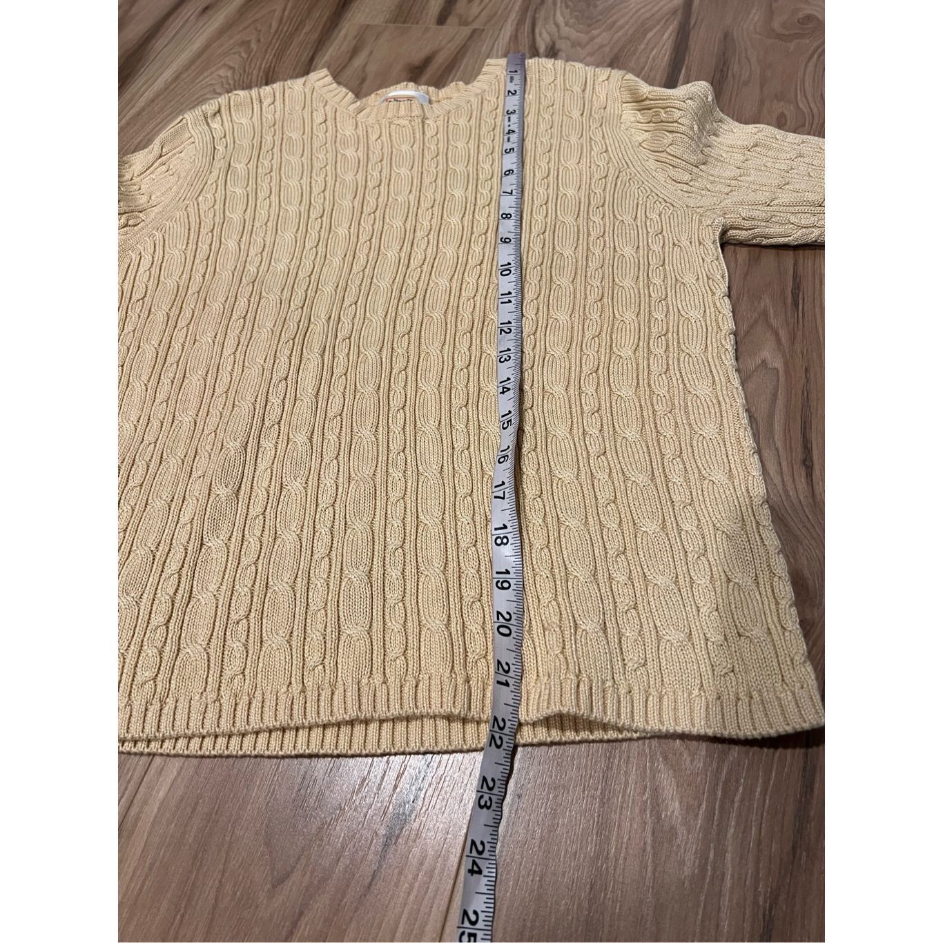Other Talbots Cable Knit Cotton Crew Neck Sweater Made In Hong Kong petite sz M Size M / US 6-8 / IT 42-44 - 6 Thumbnail
