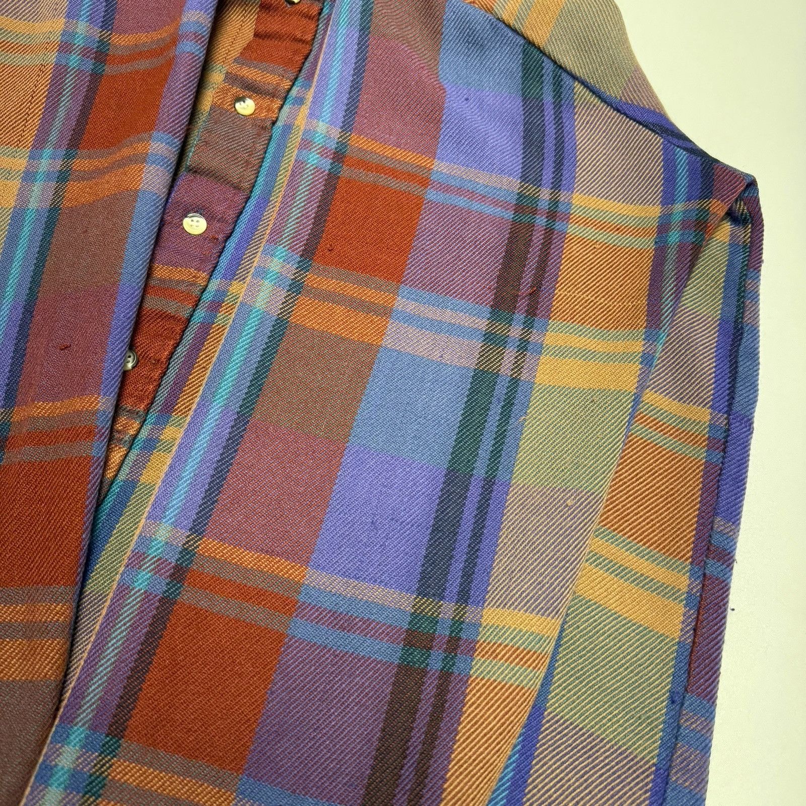 Vintage Vintage Williams Bay Plaid Button Up Flannel Shirt Mens L Size US L / EU 52-54 / 3 - 9 Thumbnail