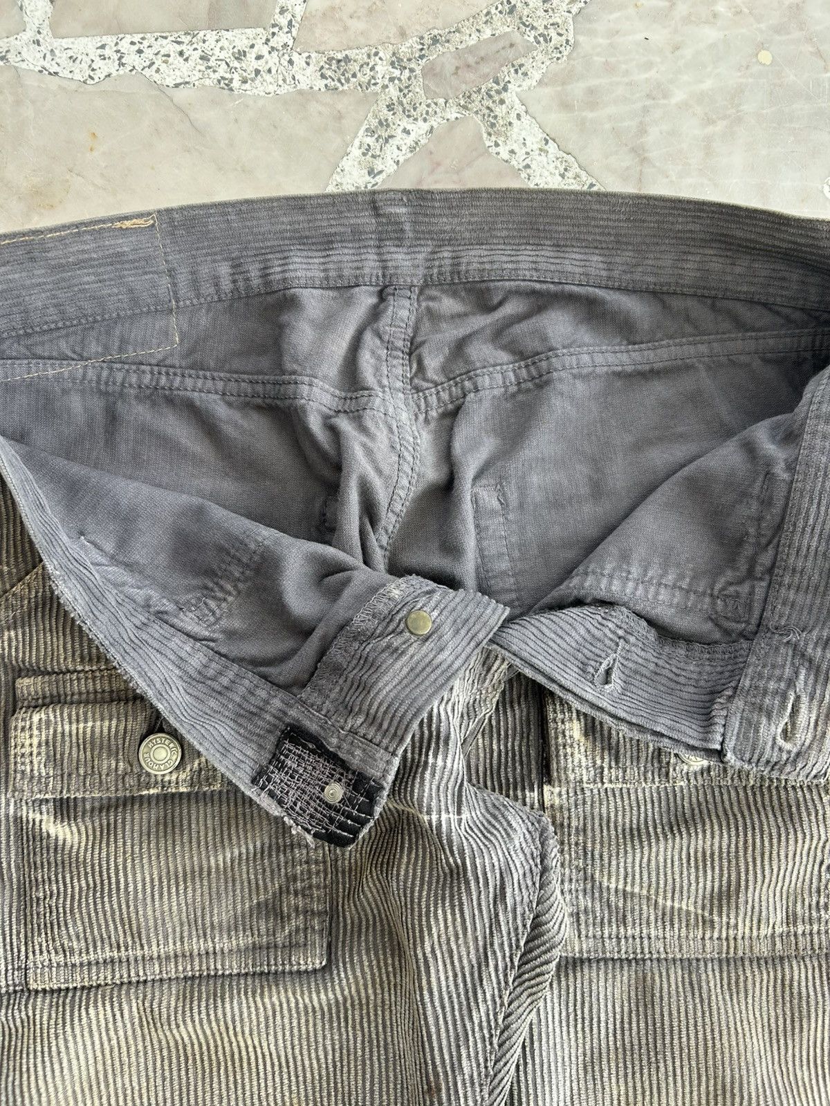 Hysteric Glamour Hysterics Japan Corduroy Gray Pants Size US 32 / EU 48 - 10 Thumbnail