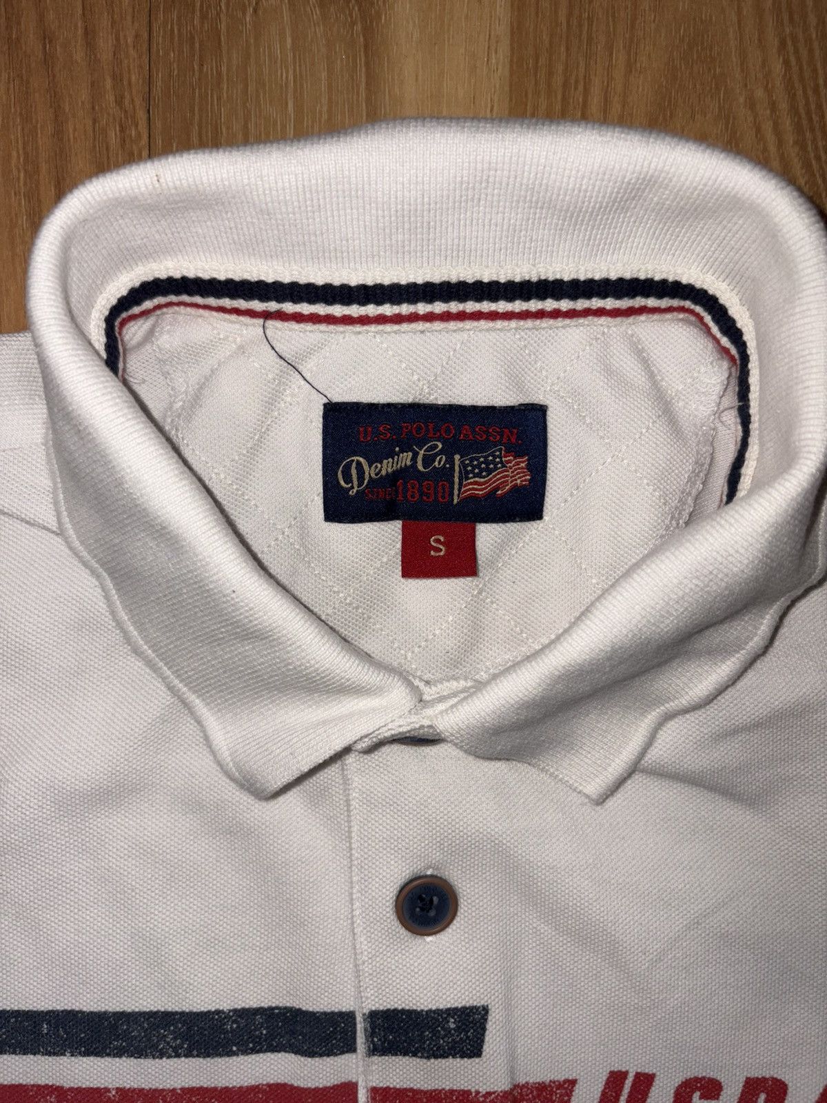 Polo Ralph Lauren U.S. Polo Assn. Denim Co. Heritage Polo Shirt White - Size S Size US XXS / EU 40 - 7 Thumbnail