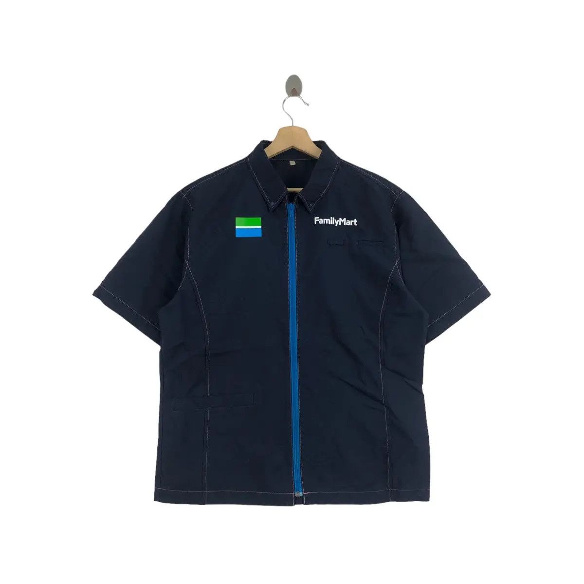 Japanese Brand Vtg FAMILYMART JAPAN Worker Collection Jacket Sweater Shirt Size US L / EU 52-54 / 3 - 1 Thumbnail