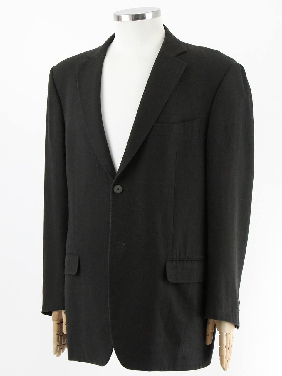 Loewe LOEWE Linen black jacket Size 54R - 2 Thumbnail