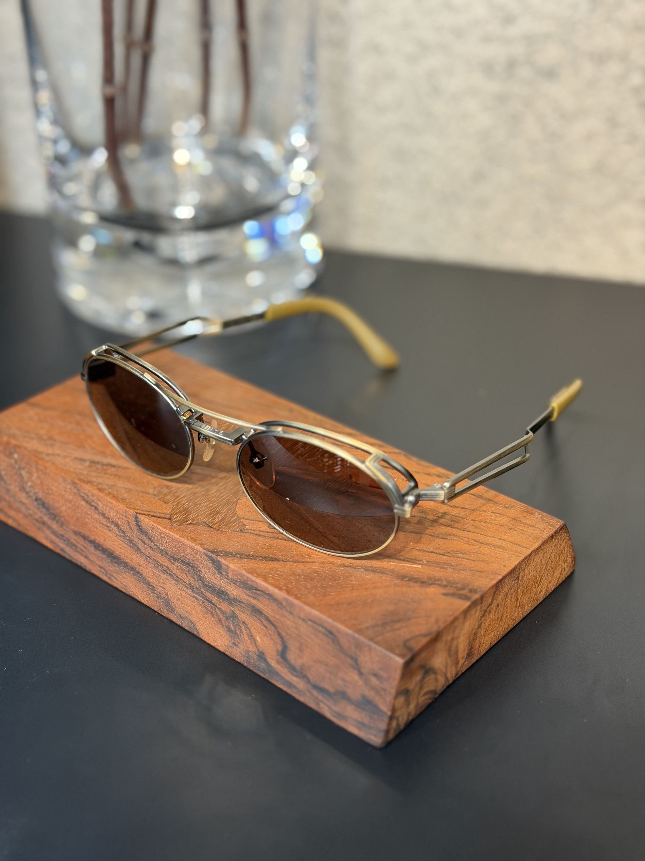 Jean Paul Gaultier Jean Paul Gaultier 56-7107 Gold Sunglasses Size ONE SIZE - 1 Thumbnail