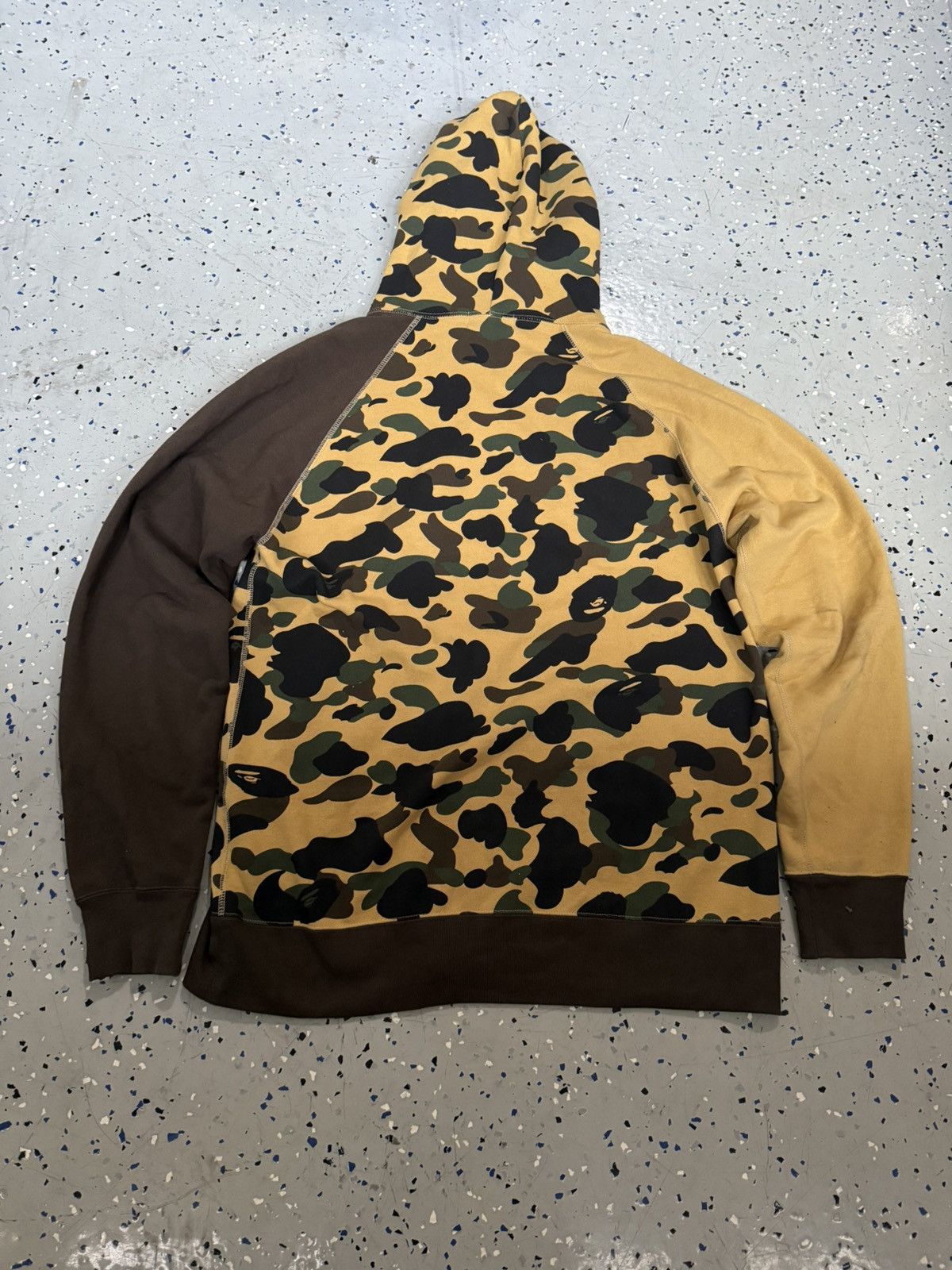 Bape BAPE 1st Camo Crazy College Full Zip Hoodie (SS23) - Xxl Size US XXL / EU 58 / 5 - 2 Thumbnail