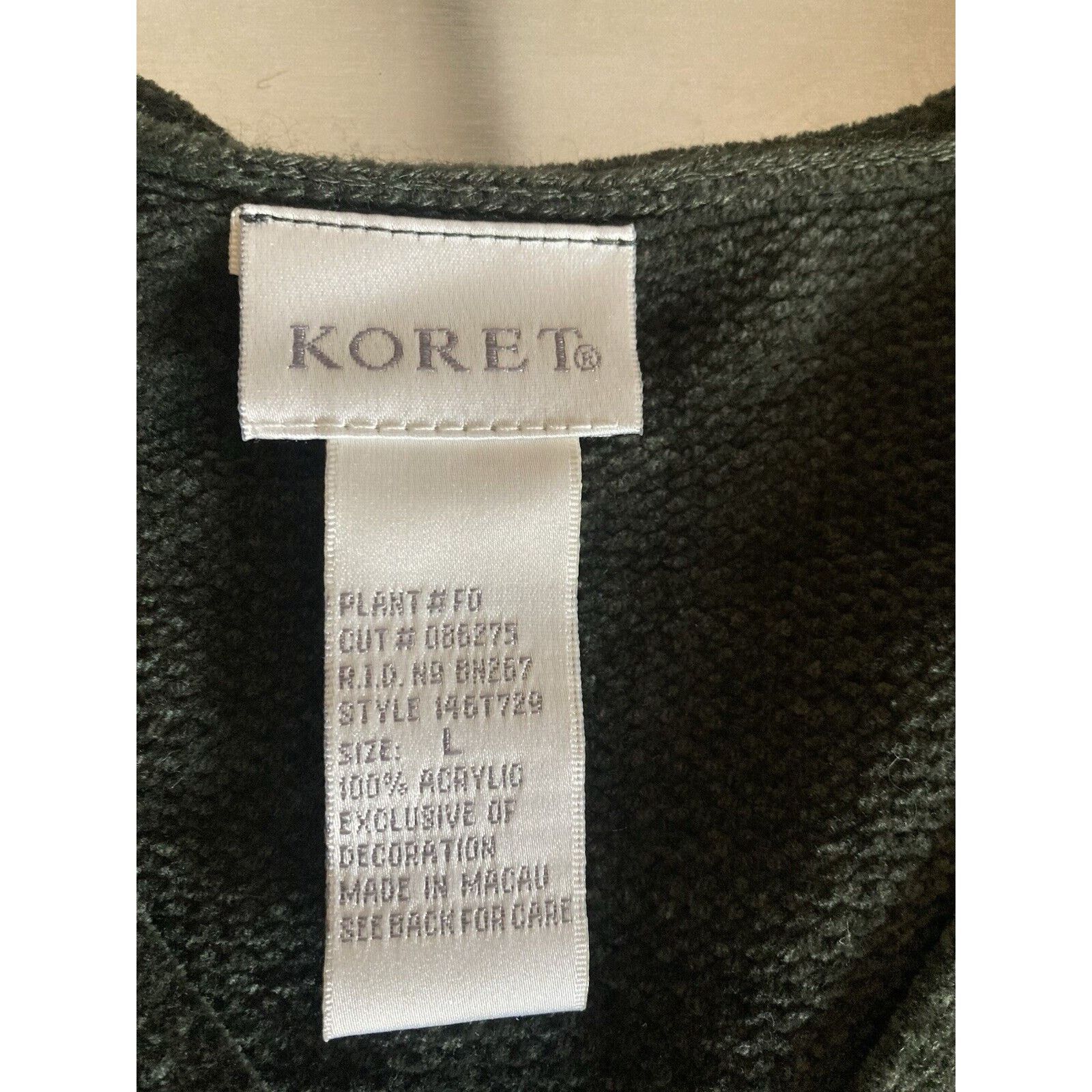 Other VTG Koret Sweater Vest L Cottage Grandma Button Embroidered Size L / US 10 / IT 46 - 8 Thumbnail