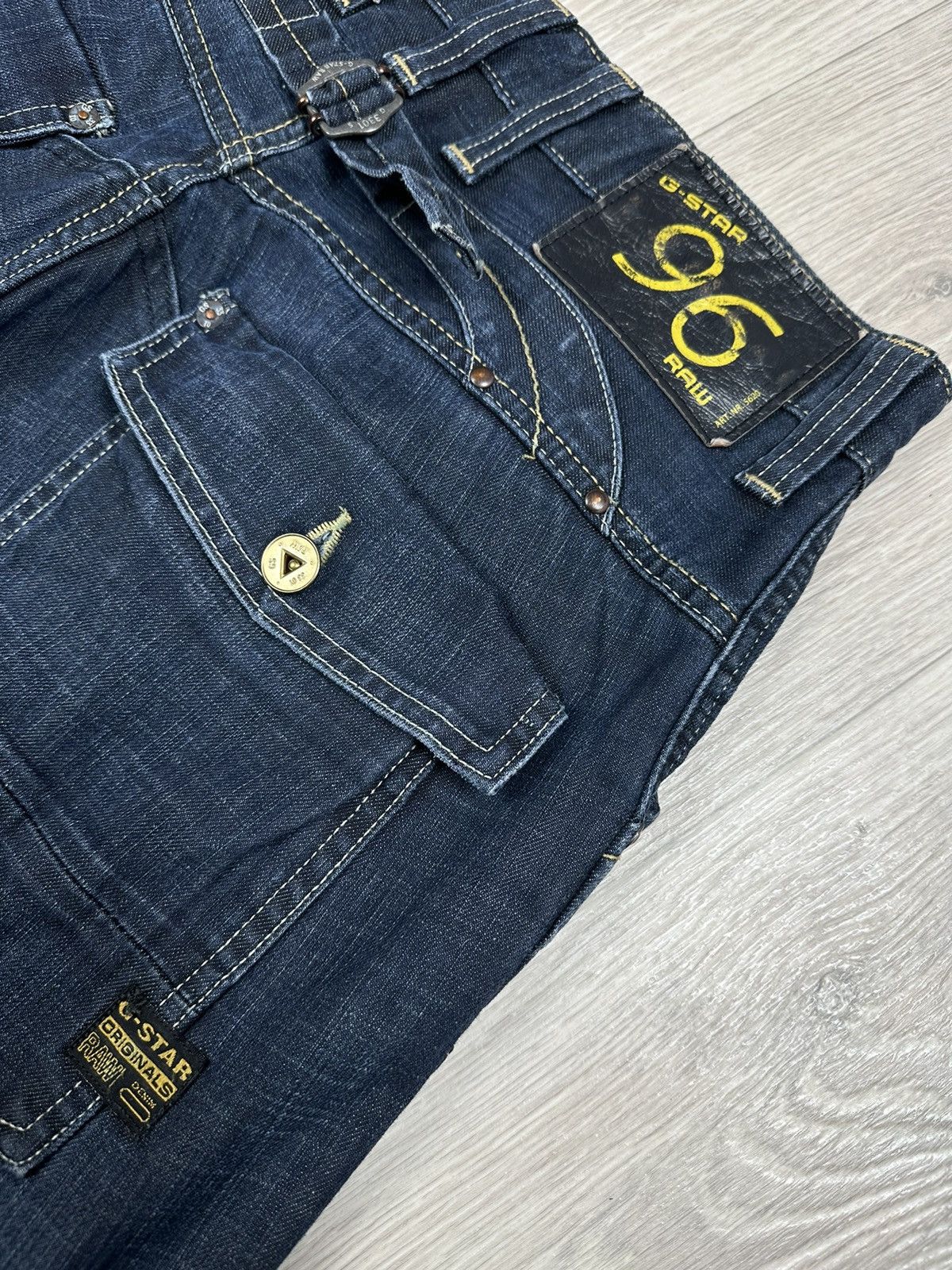 G-Star G Star Raw Denim Vintage Jeans Baggy Double Knee Y2K Size US 32 / EU 48 - 4 Thumbnail