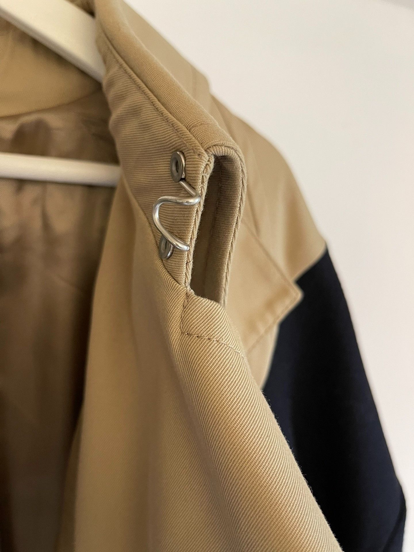 Maison Margiela Maison Margiela Tweed stitching windbreaker coat 2501-Nexta Size US M / EU 48-50 / 2 - 5 Thumbnail