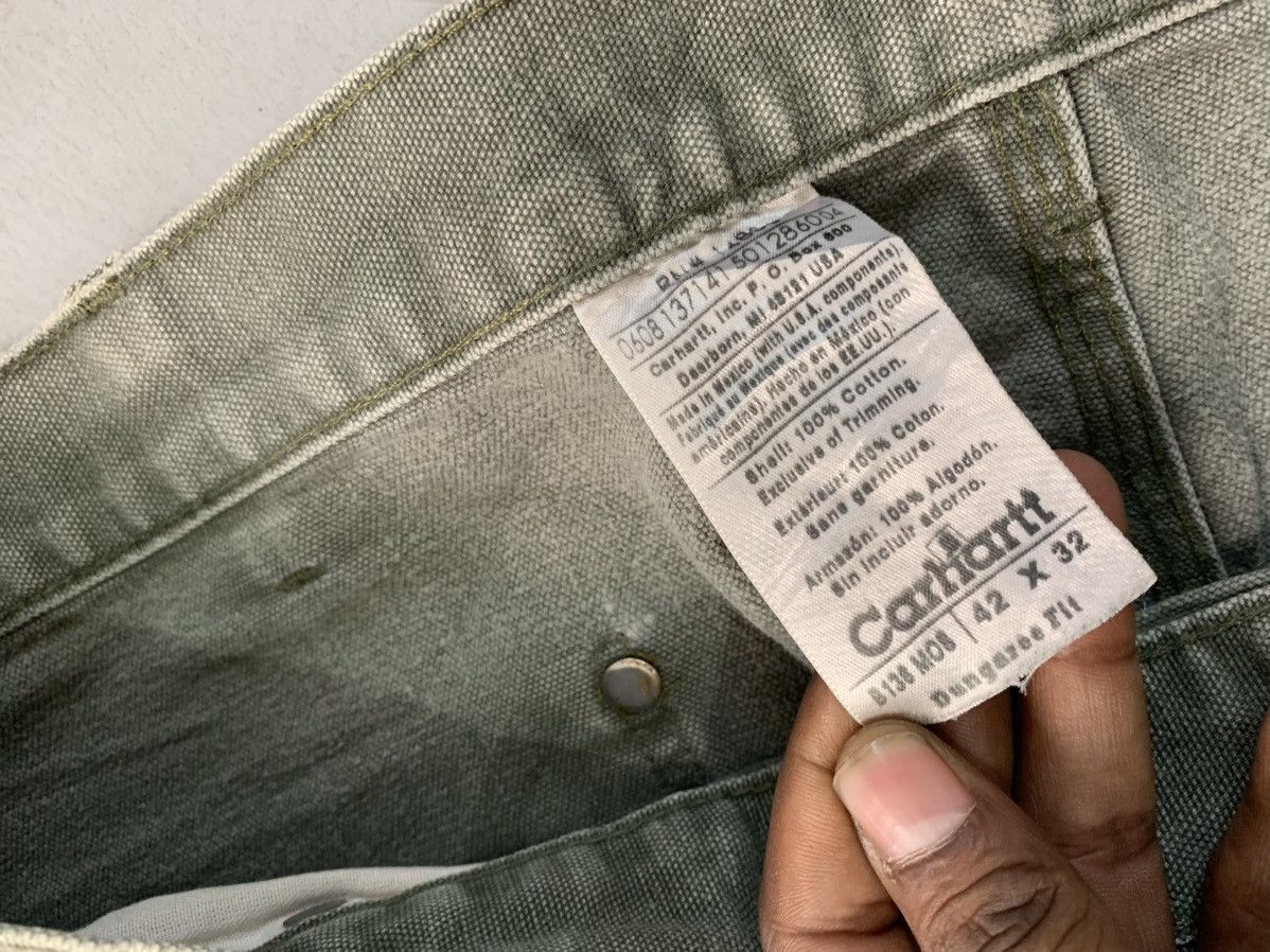 Carhartt Vintage Carhartt B136 moss double knee denim Size US 40 / EU 56 - 5 Thumbnail
