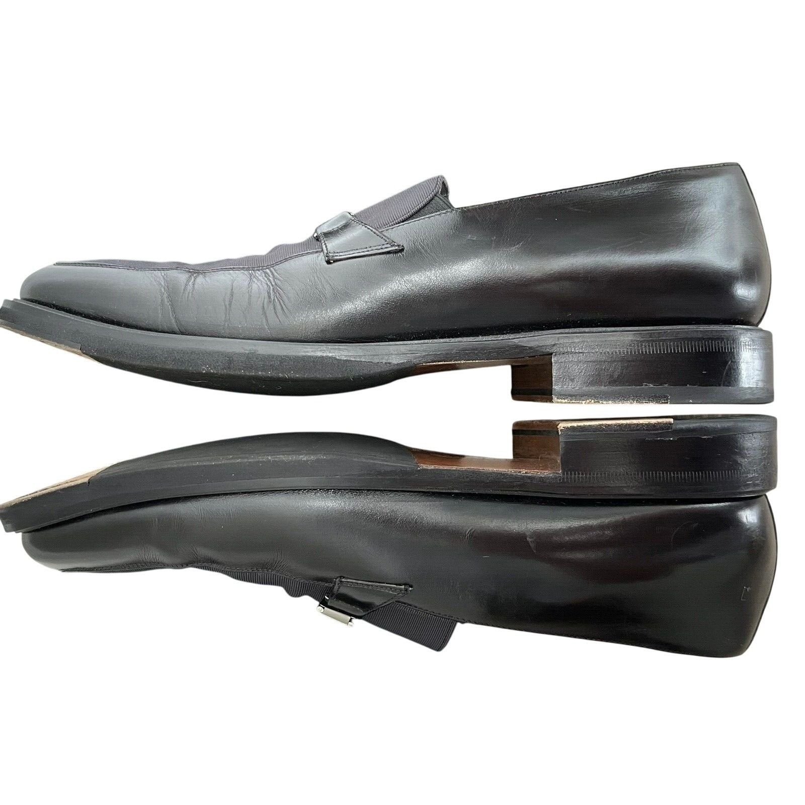 Designer × Vintage Paolo De Marco Leather Buckle Loafers Shoes HANDEMADE Spain Size US 11.5 / EU 44-45 - 3 Thumbnail