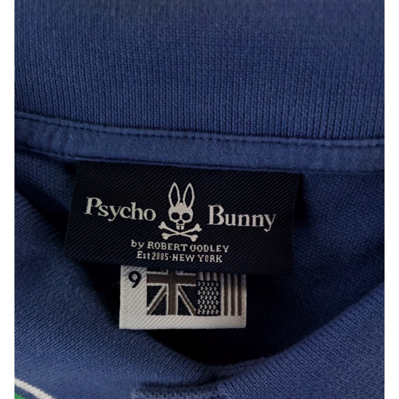 Psycho Bunny Psycho Bunny Polo Shirt Short Sleeve Blue Cotton Mens 2XL XXL Pri me? Size US XXL / EU 58 / 5 - 3 Thumbnail