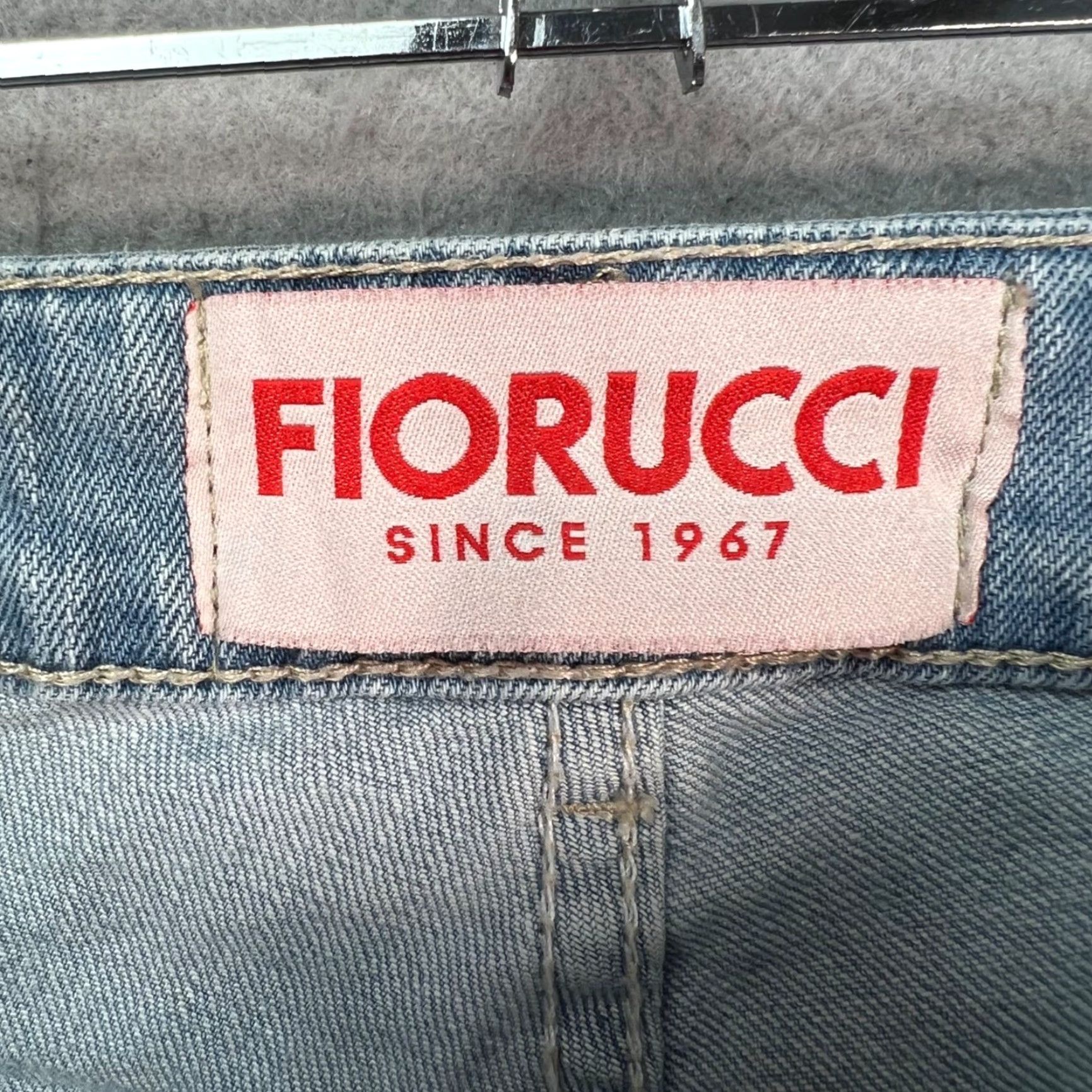 Fiorucci Fiorucci Jeans Skinny Blue Light Wash Stretch 28 Womens Slim 5-Pocket Denim Cotton Elastane Pocket Logo Adult Womens Visual NZ Size 28" / US 6 / IT 42 - 3 Thumbnail