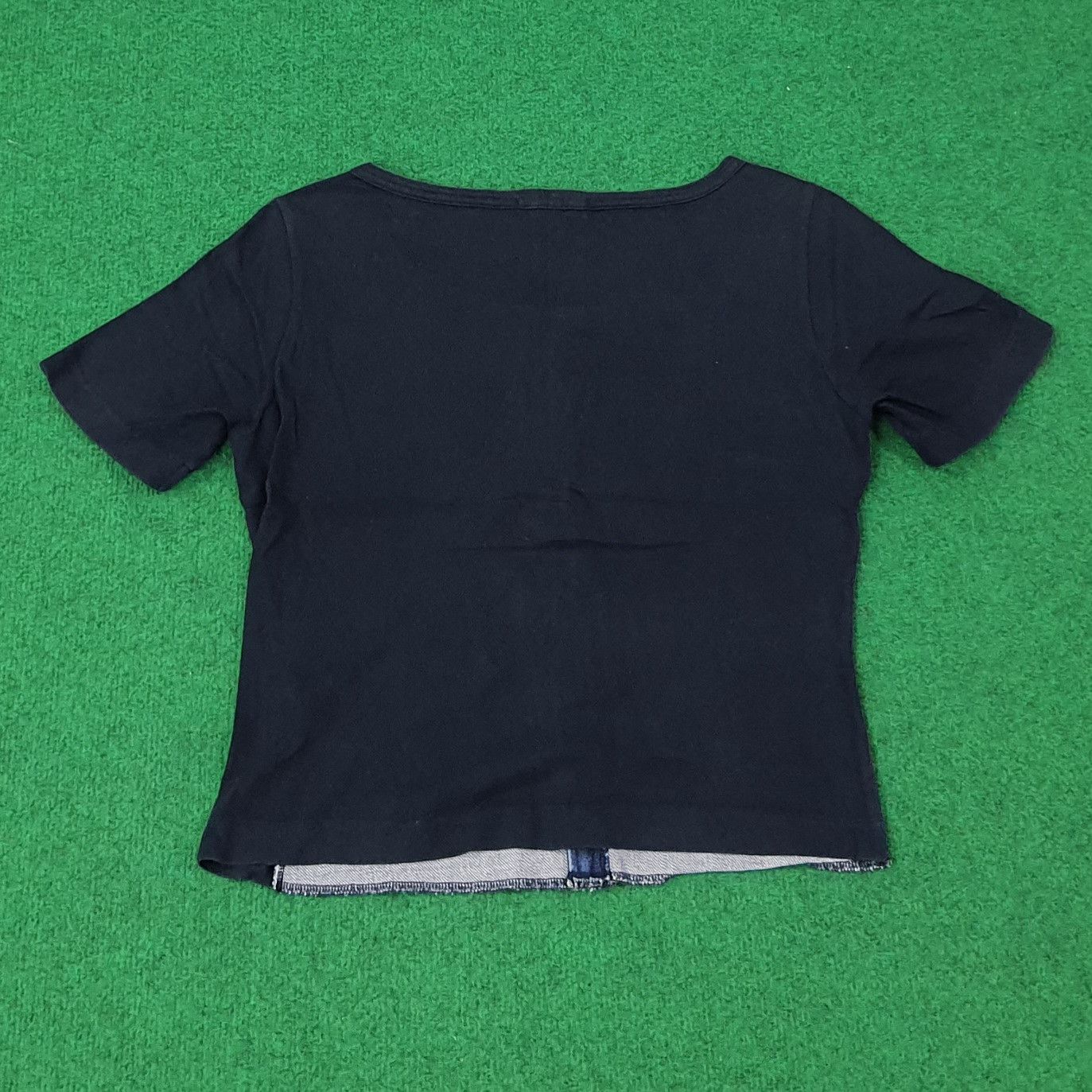 Tricot Comme des Garcons Vintage Tricot Comme Des Garcons Denim Tshirt C267N41 Size S / US 4 / IT 40 - 4 Thumbnail