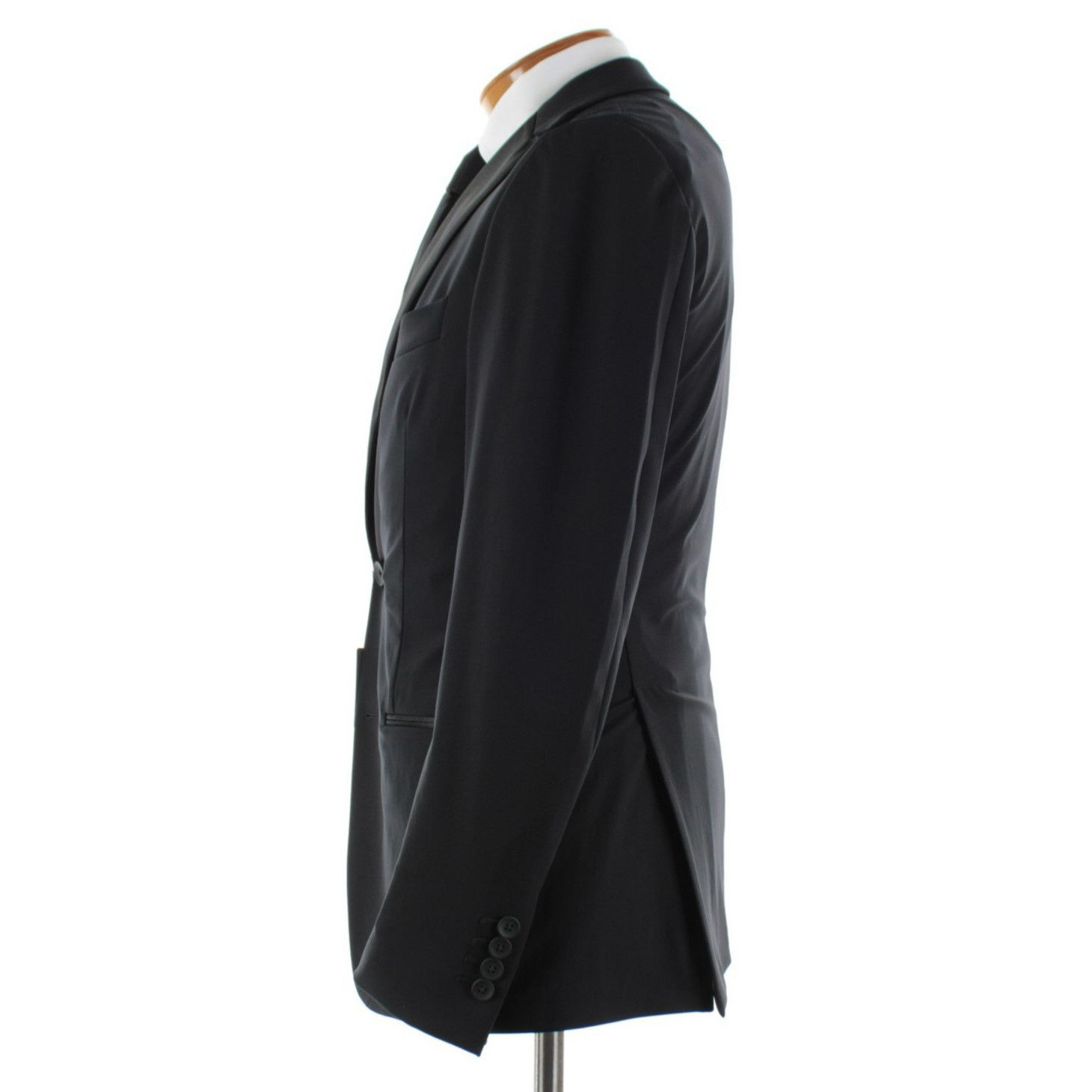 Other Fradi NWT Nylon Blend Dinner Jacket Size 46 (36 US) In Solid Size 36R - 4 Thumbnail