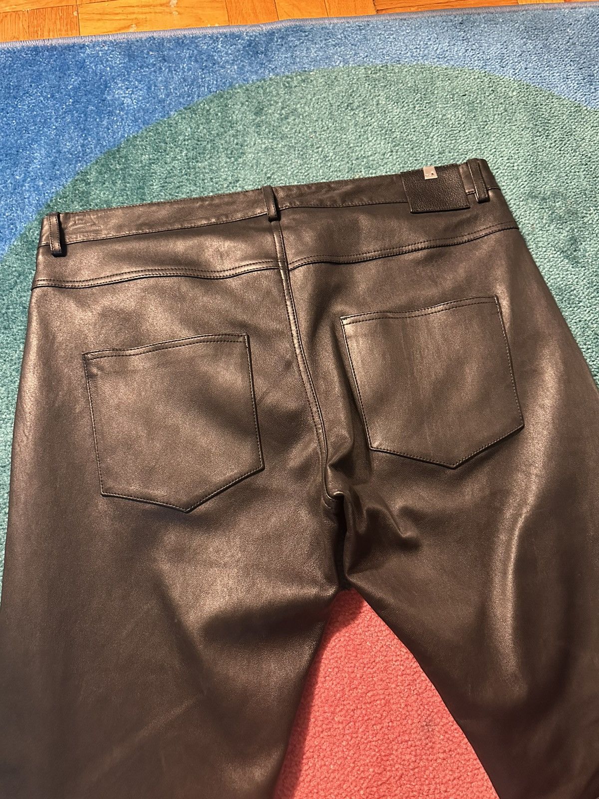 1017 ALYX 9SM × Alyx 1017 Alyx 9SM Black Buckle Leather Pants Size US 34 / EU 50 - 9 Thumbnail