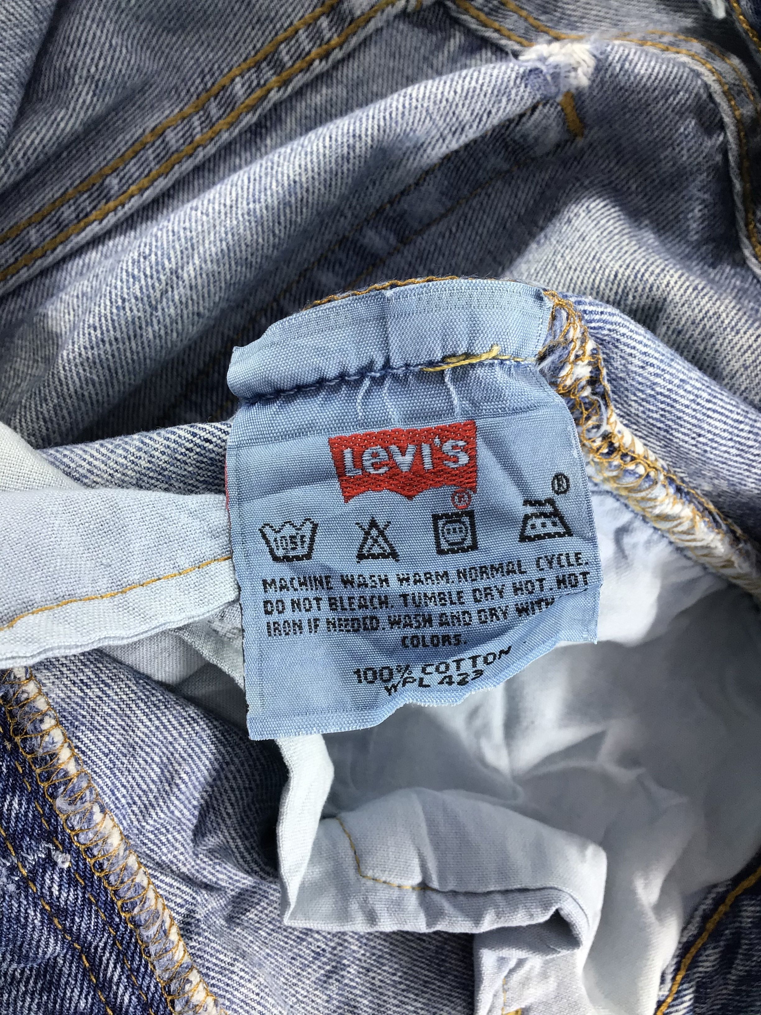 Levi's Vintage Levis 501 Jeans Faded Blue Stone Wash Denim -J526 Size US 36 / EU 52 - 10 Thumbnail