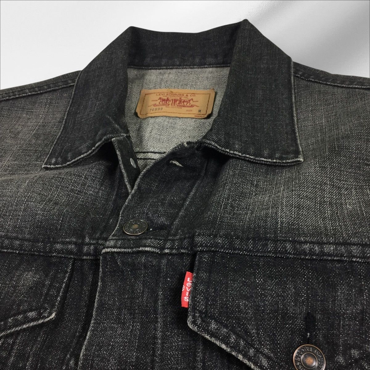 Levi's Vintage Clothing 𝐕𝐈𝐍𝐓𝐀𝐆𝐄 𝐋𝐄𝐕𝐈’𝐒 𝟕𝟎𝟓𝟗𝟗-𝟎𝟎𝟎𝟓 𝐉𝐀𝐂𝐊𝐄𝐓 Size US XXS / EU 40 - 2 Thumbnail