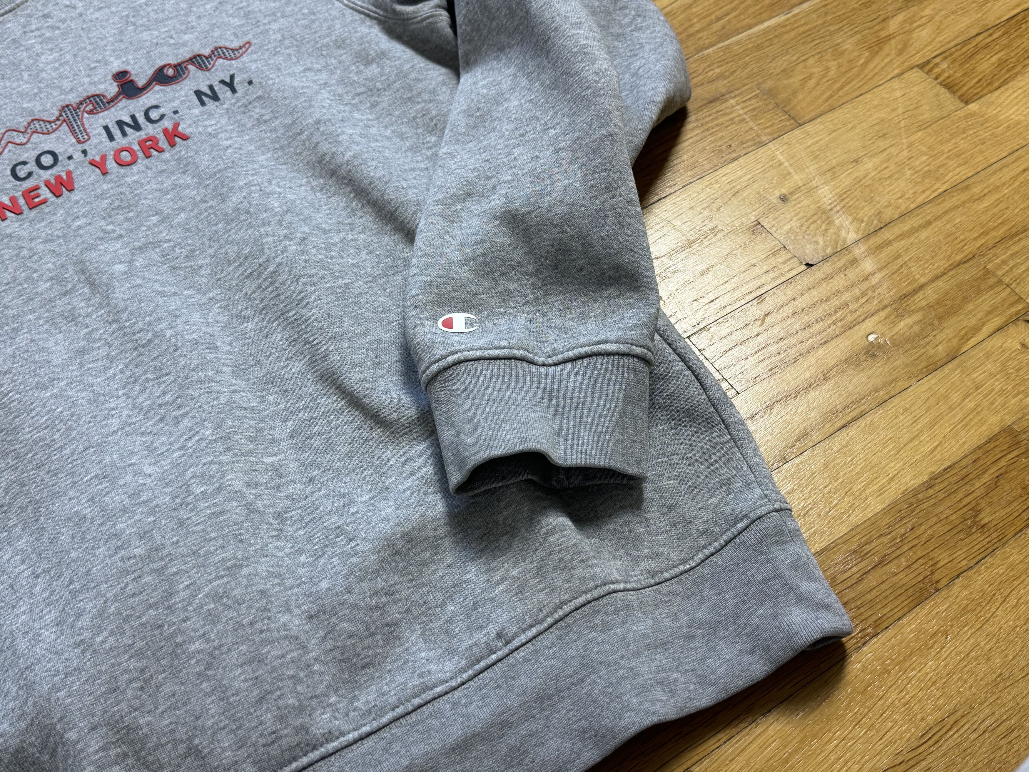 Champion × Vintage Vintage gray sweatshirt CHAMPION 1919 New York Size US M / EU 48-50 / 2 - 5 Thumbnail