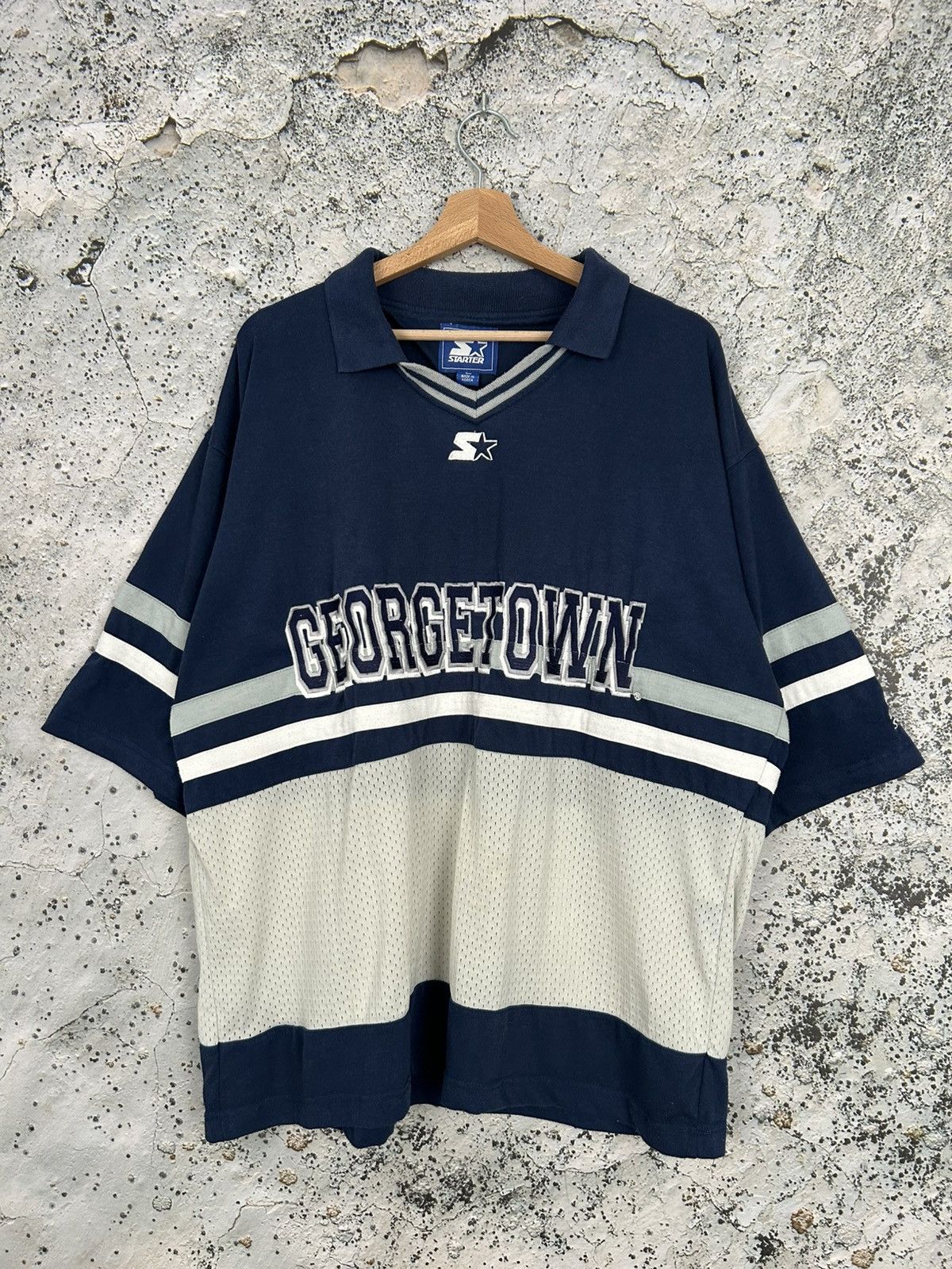 NFL Vintage Georgetown Starter 90s Jersey Sportswear Baggy Rap Size US L / EU 52-54 / 3 - 1 Thumbnail