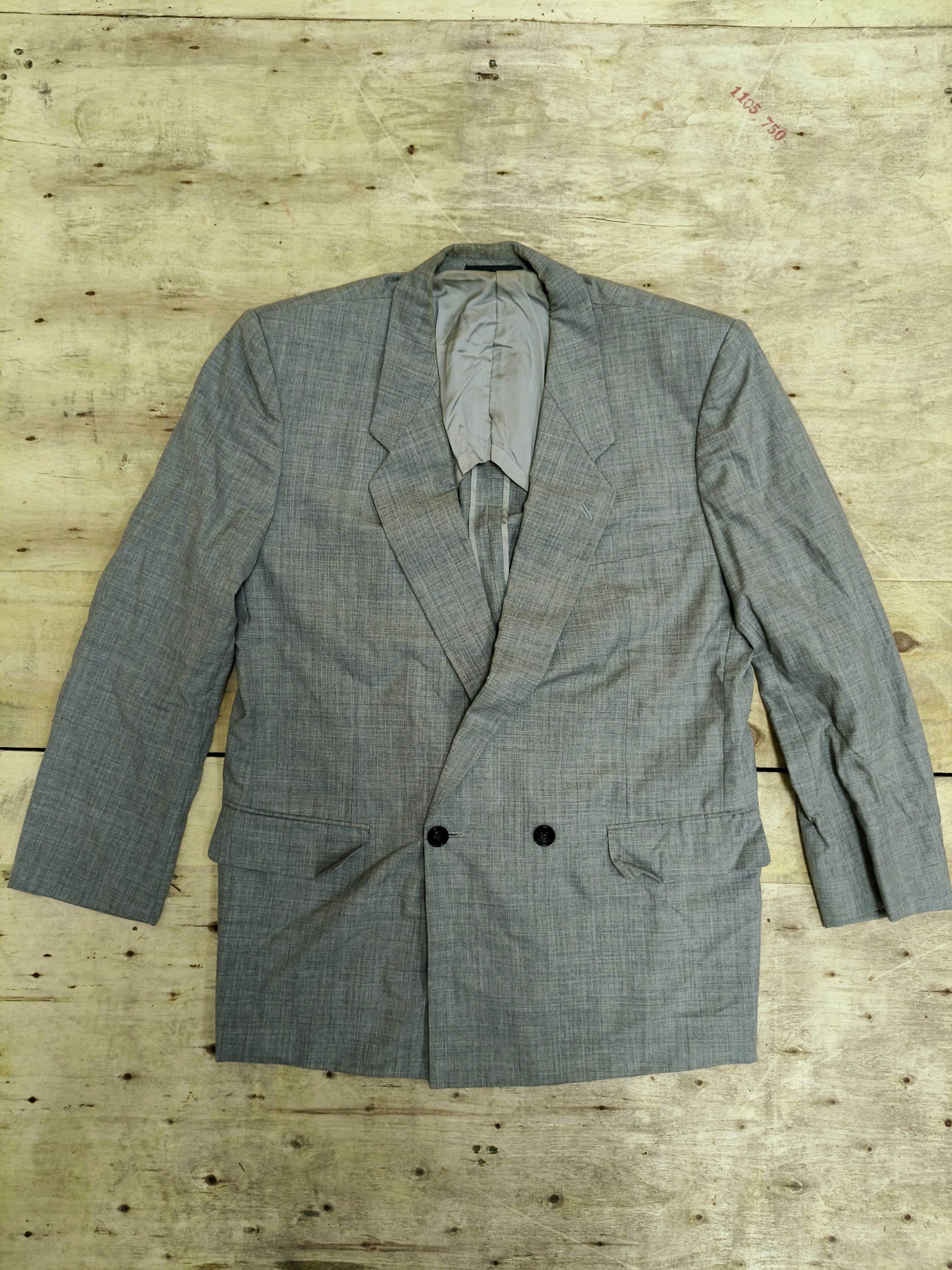 Comme des Garcons Homme Vtg 🔥 CDG Homme AD1988 Pure Wool Jacket Size 44L - 6 Thumbnail
